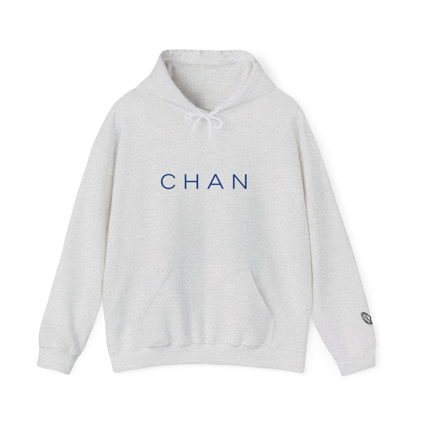 CHAN Unisex Heavy Blend Hooded Sweatshirt (Navy Letters)