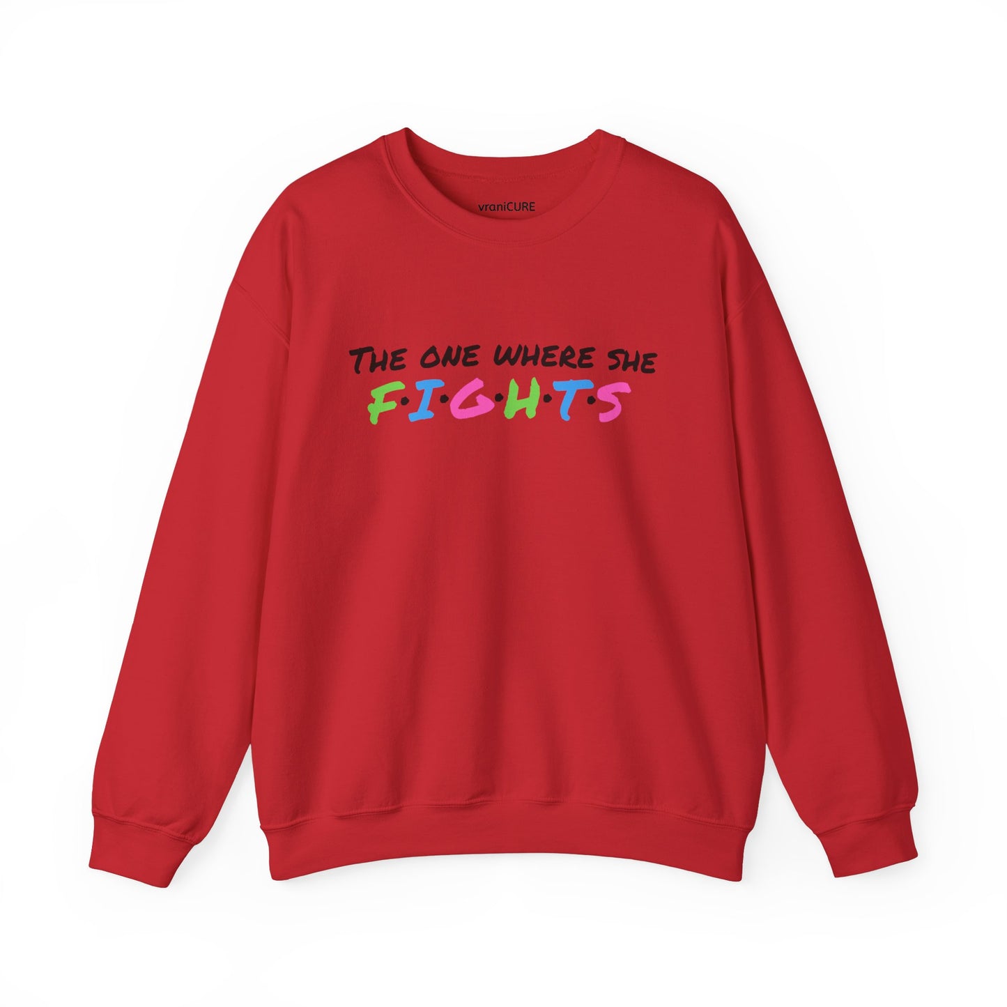 Amy Porter line- The One Where She Fights Unisex Heavy Blend™ Crewneck Sweatshirt