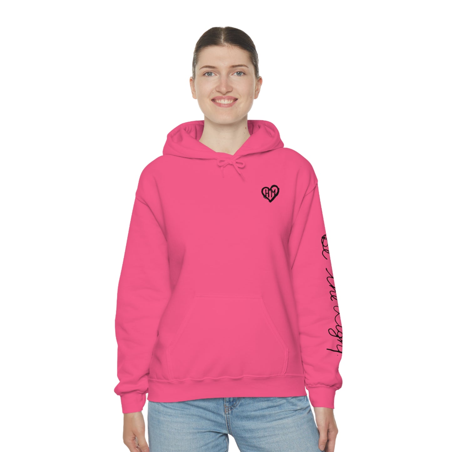 Rereleased: The Heather Collection: Be the Light Hooded Sweatshirt