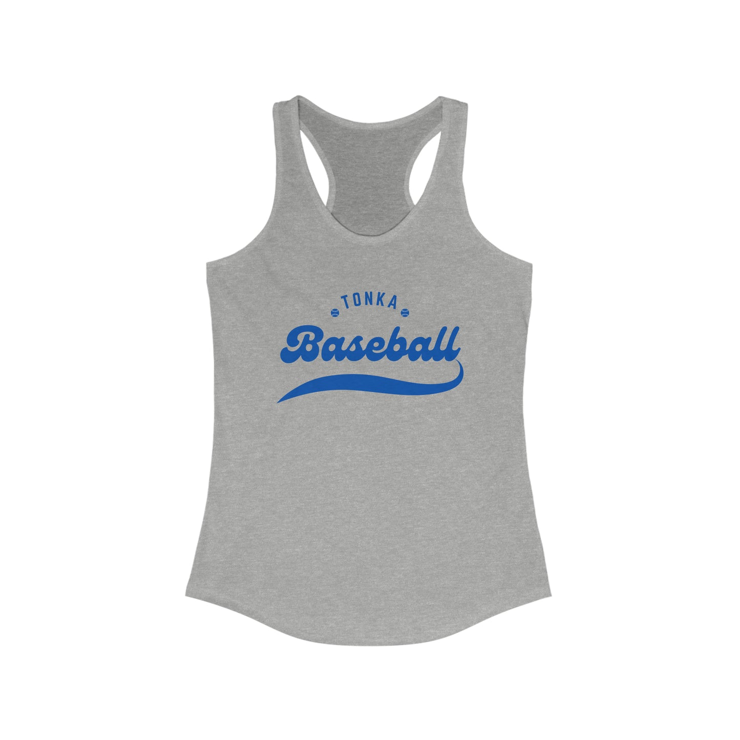 TONKA baseball Women's Ideal Racerback Tank