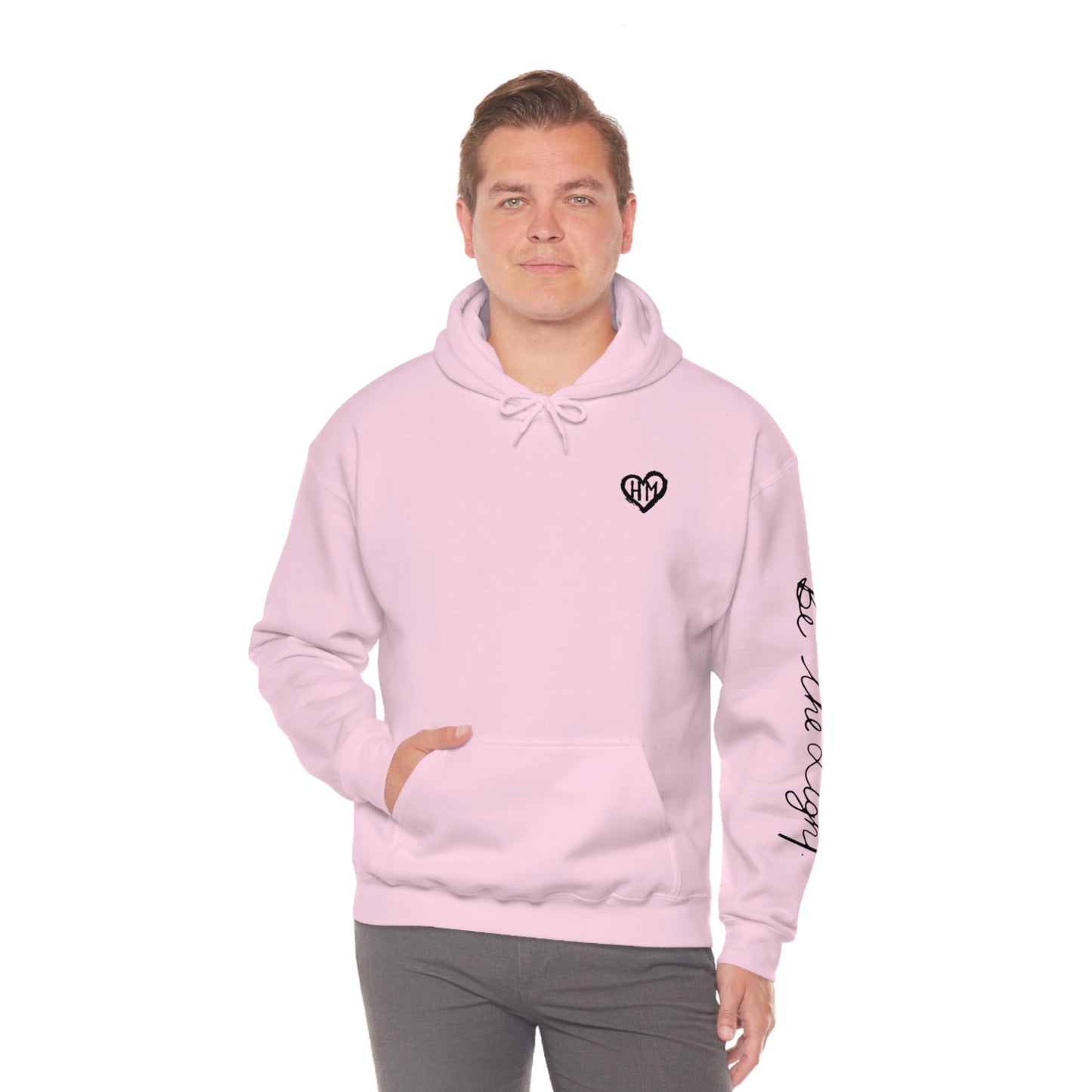 Rereleased: The Heather Collection: Be the Light Hooded Sweatshirt