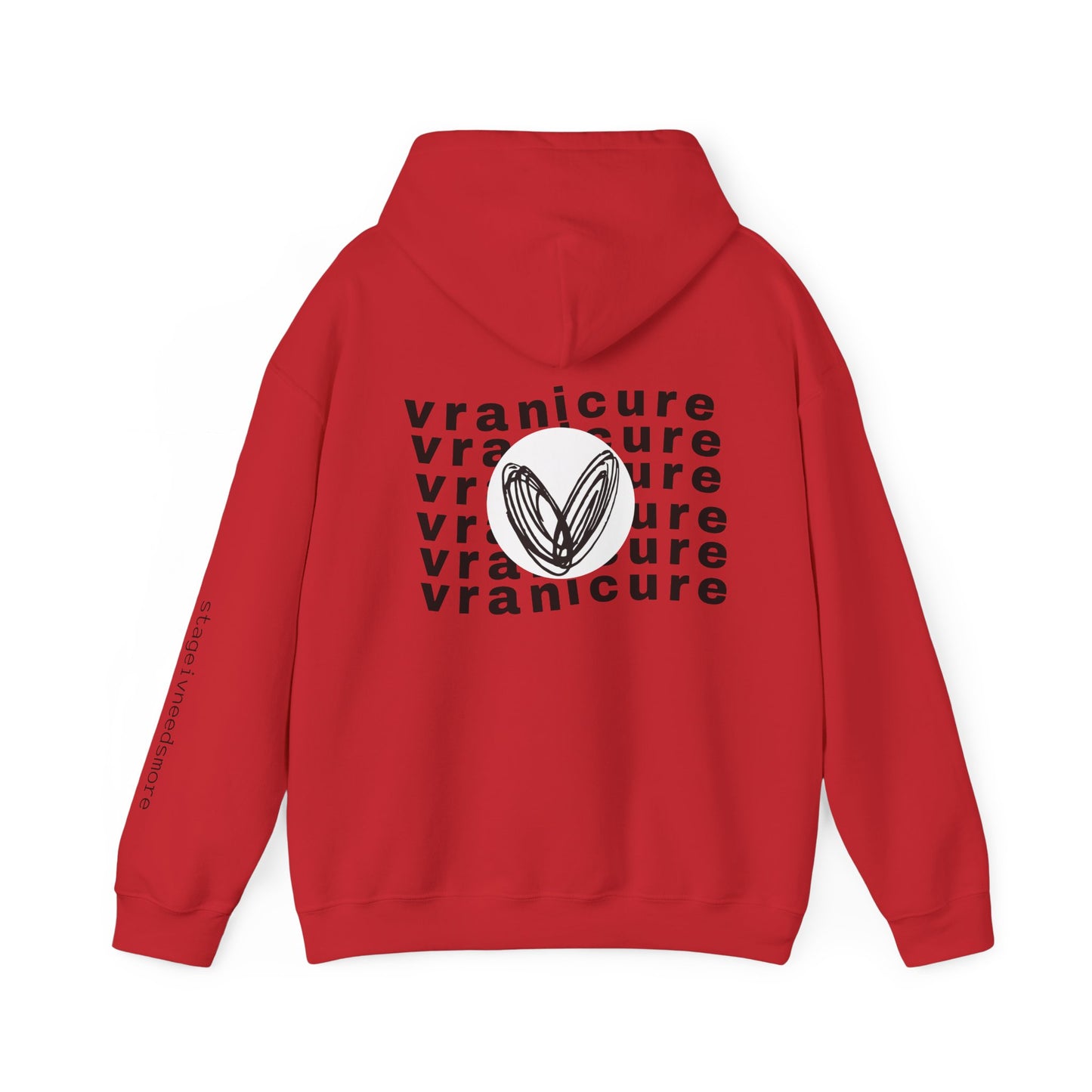 vraniCURE wavey back Unisex Heavy Blend™ Hooded Sweatshirt