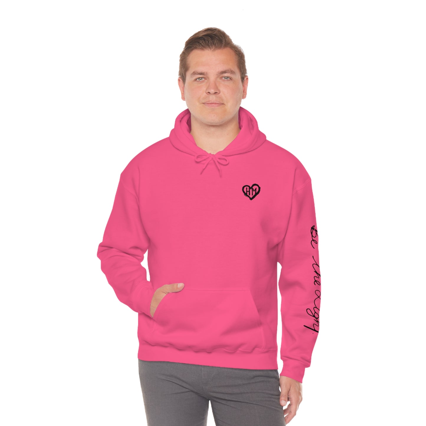 Rereleased: The Heather Collection: Be the Light Hooded Sweatshirt