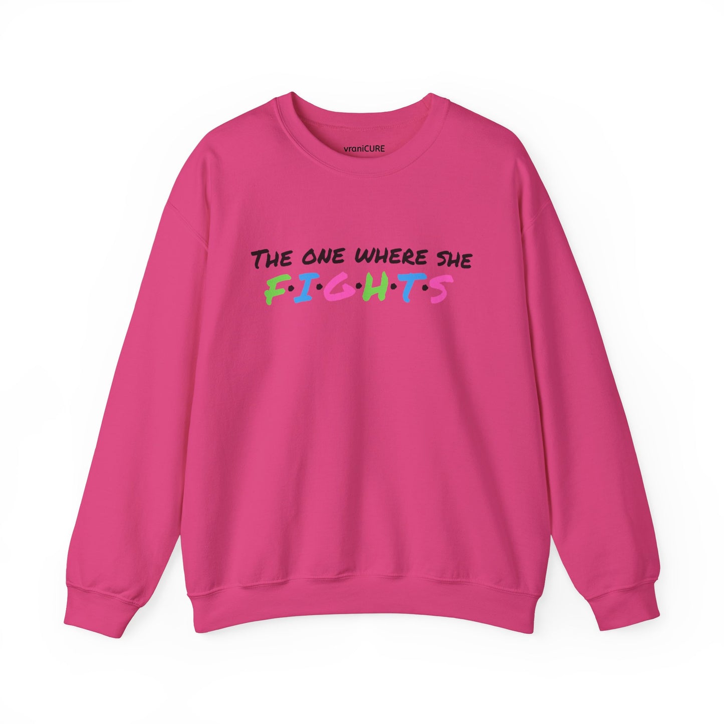 Amy Porter line- The One Where She Fights Unisex Heavy Blend™ Crewneck Sweatshirt