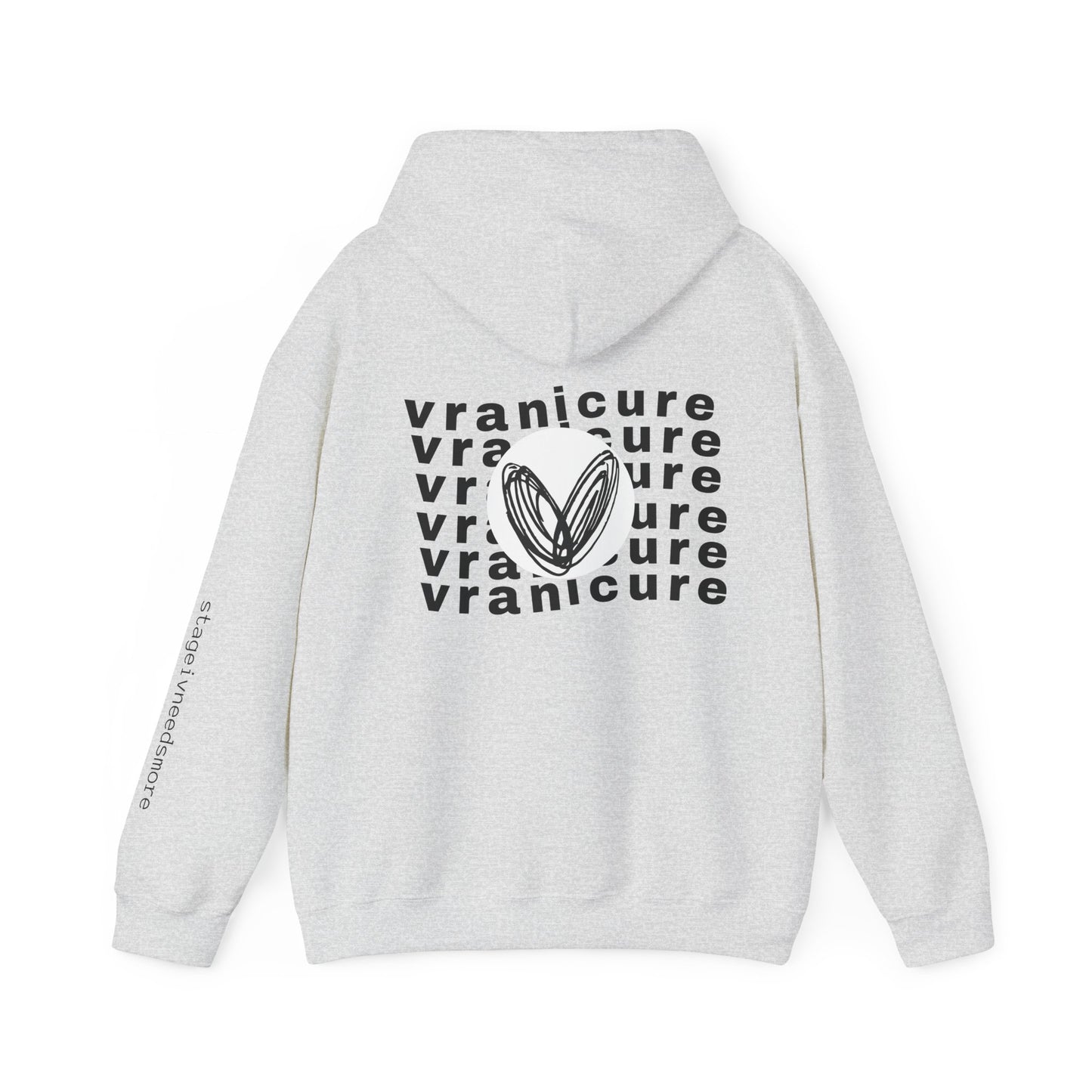 vraniCURE wavey back Unisex Heavy Blend™ Hooded Sweatshirt