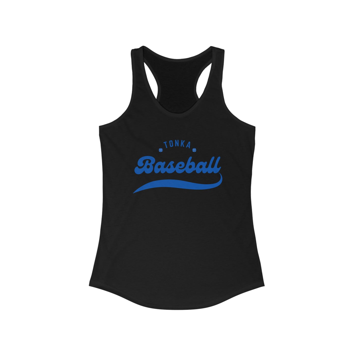 TONKA baseball Women's Ideal Racerback Tank