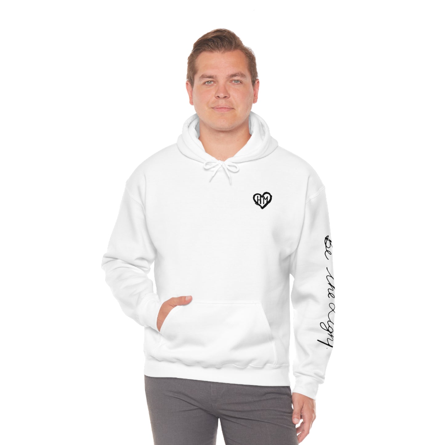 Rereleased: The Heather Collection: Be the Light Hooded Sweatshirt