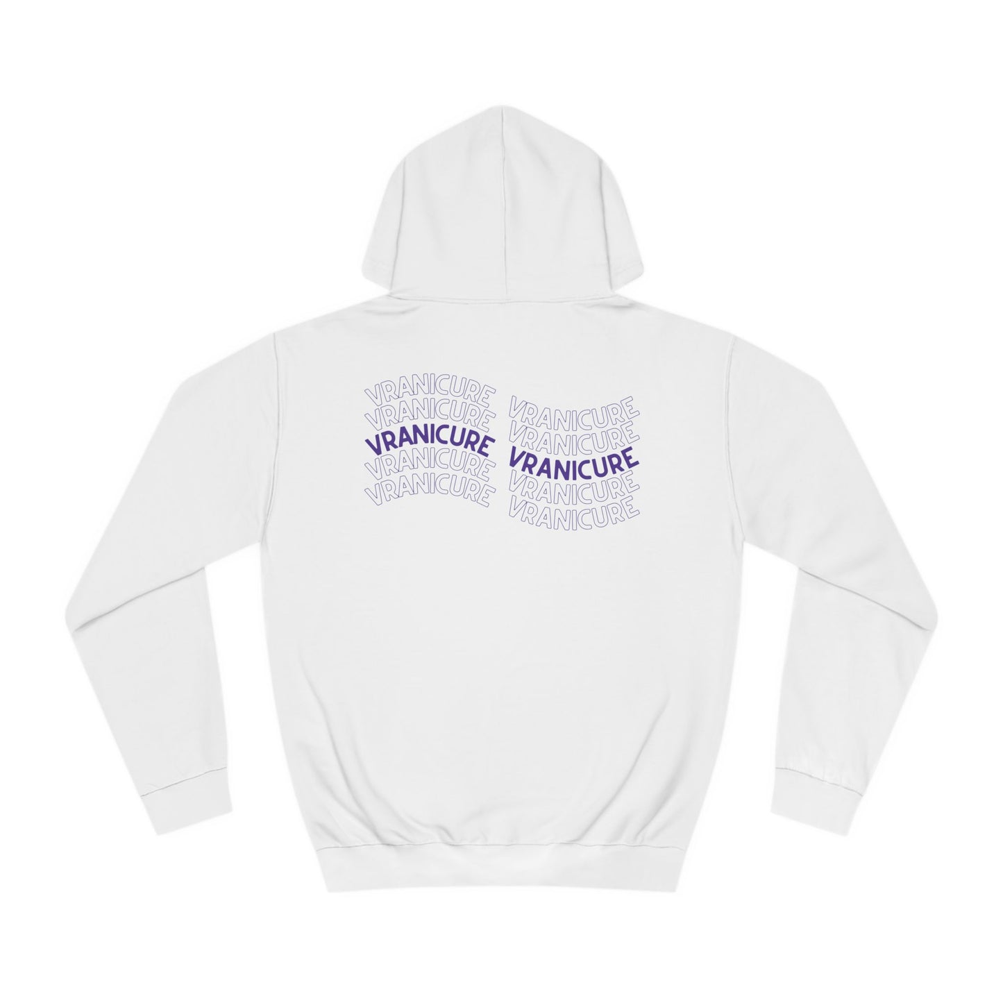 VRANICURE wavey back Unisex College Hoodie