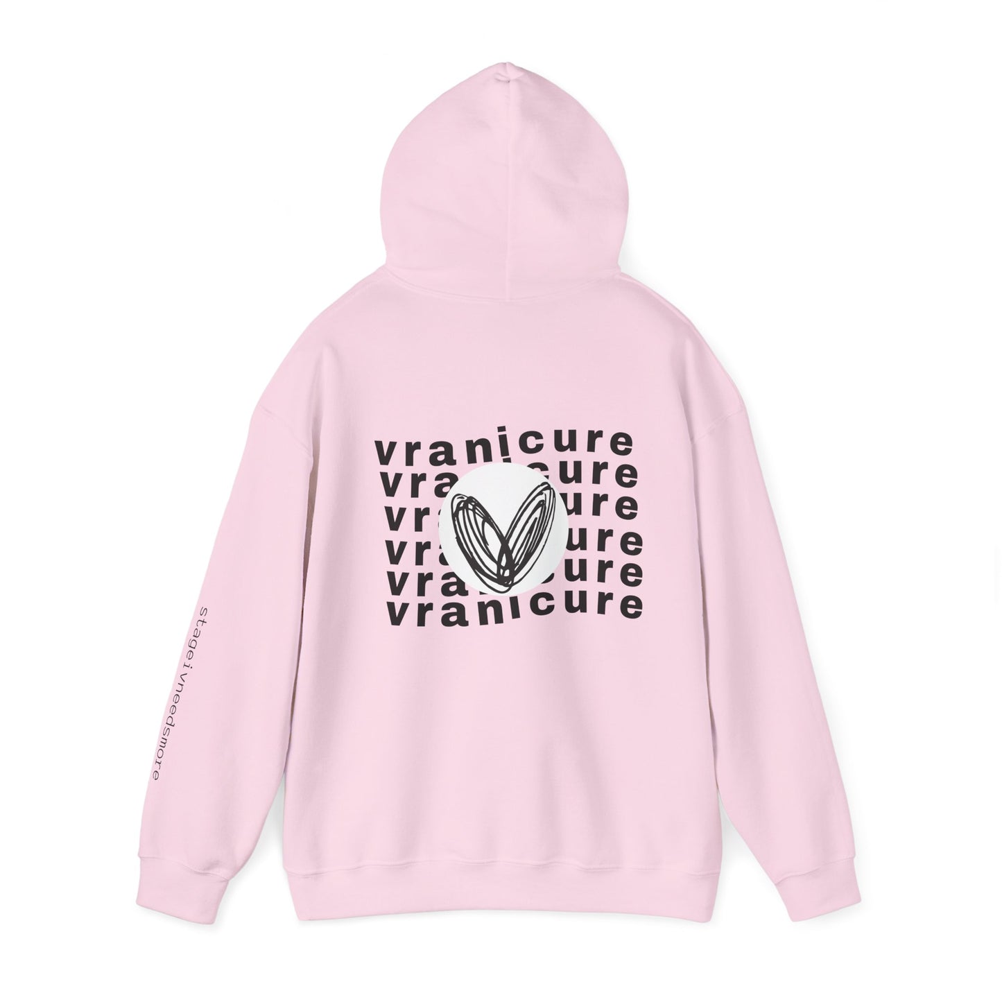 vraniCURE wavey back Unisex Heavy Blend™ Hooded Sweatshirt