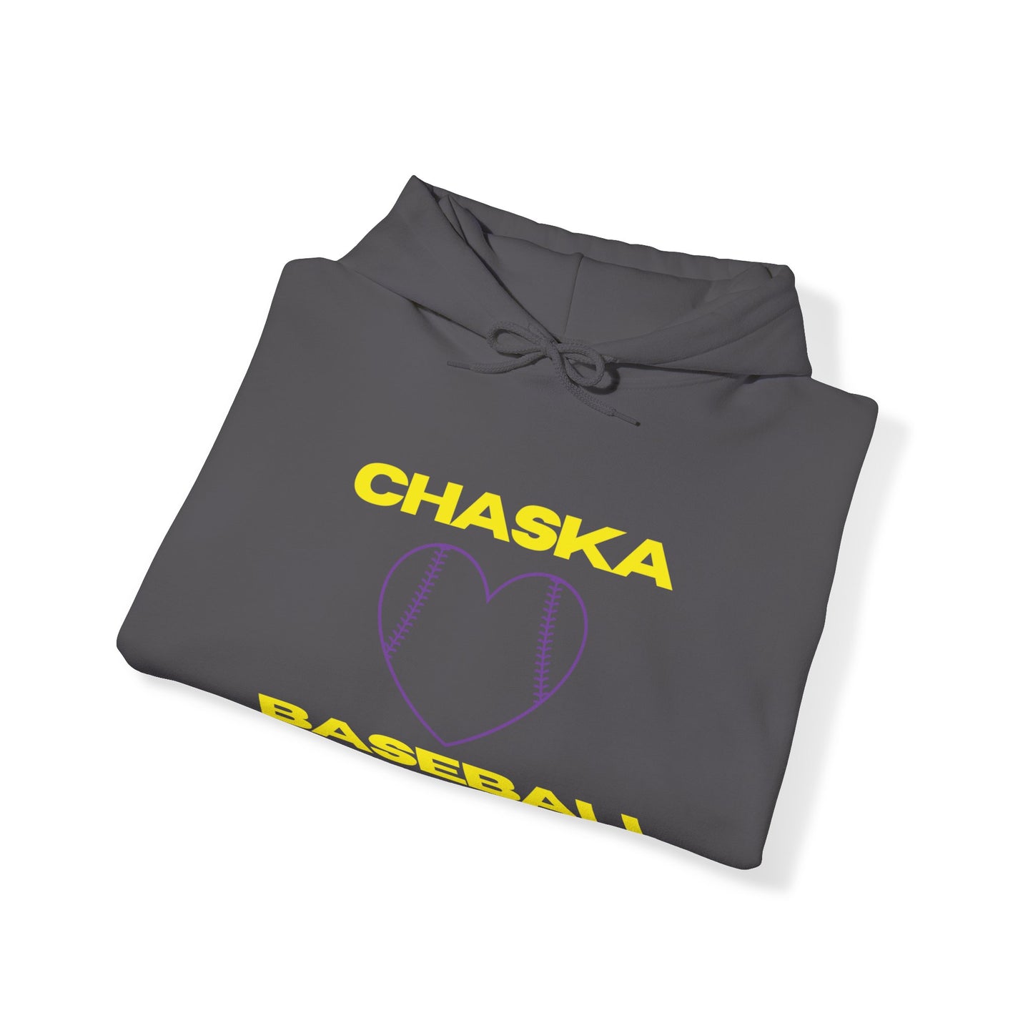 Chaska baseball heart Unisex Heavy Blend™ Hooded Sweatshirt