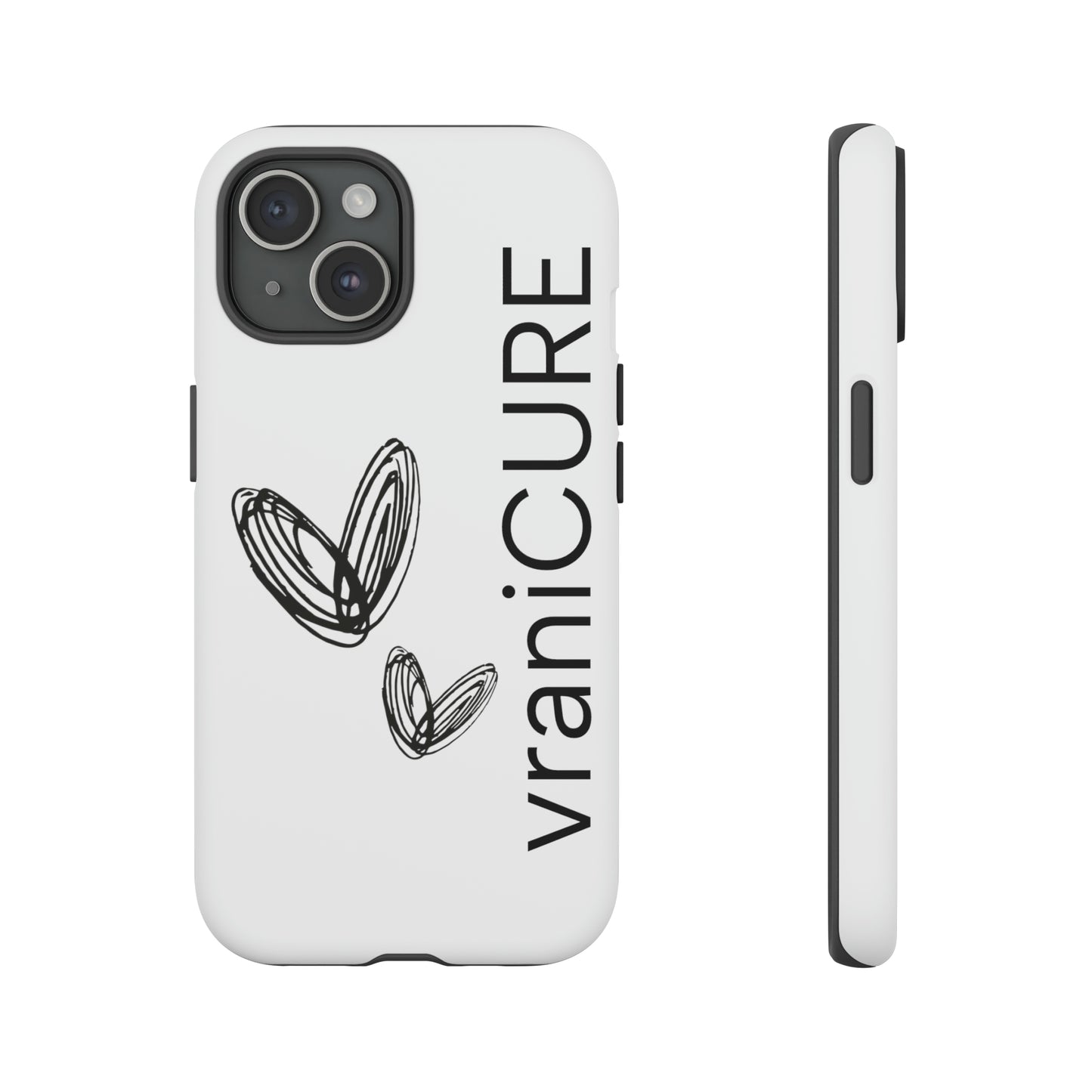 vraniCURE double heart iPhone 15 vraniCURE case