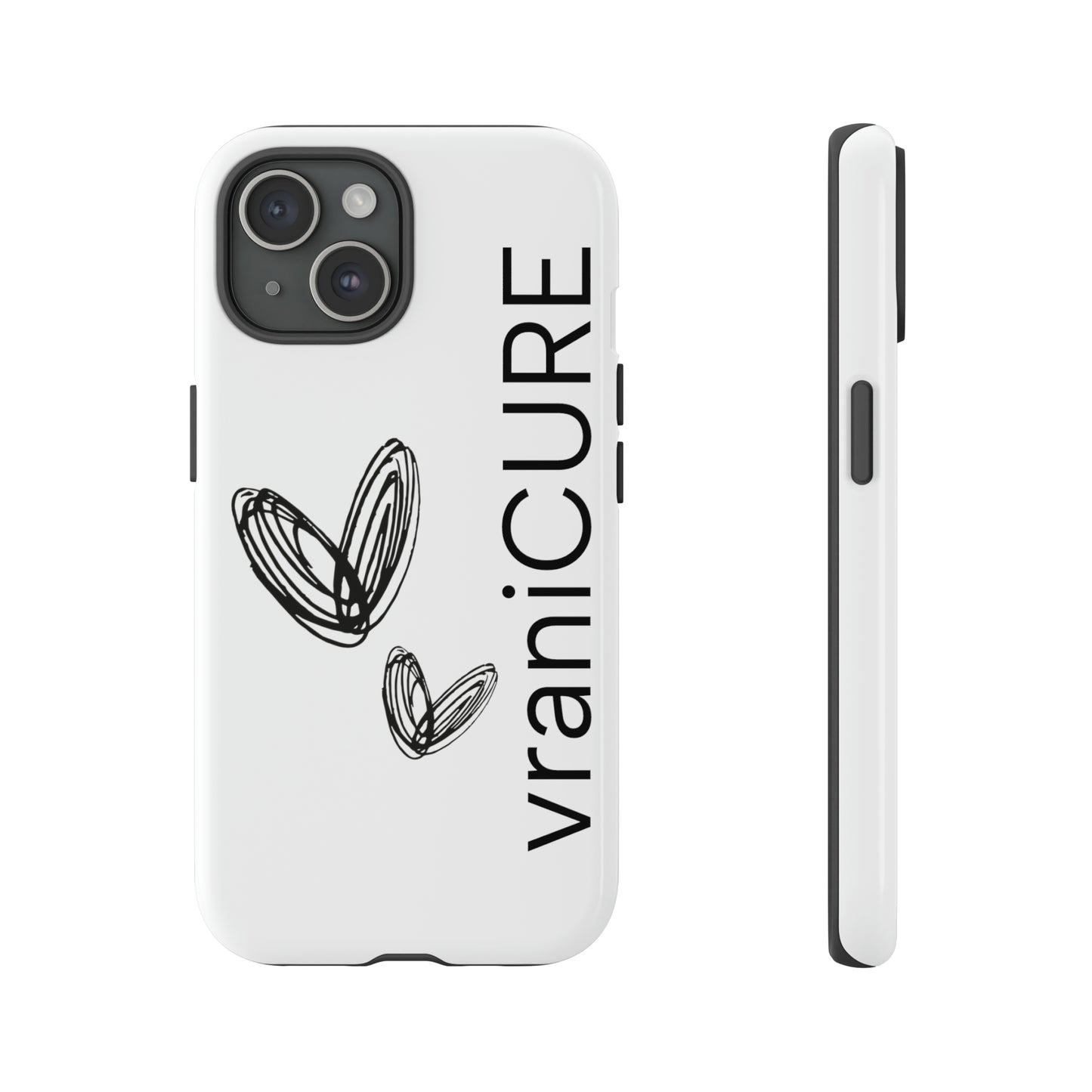 vraniCURE double heart iPhone 15 vraniCURE case