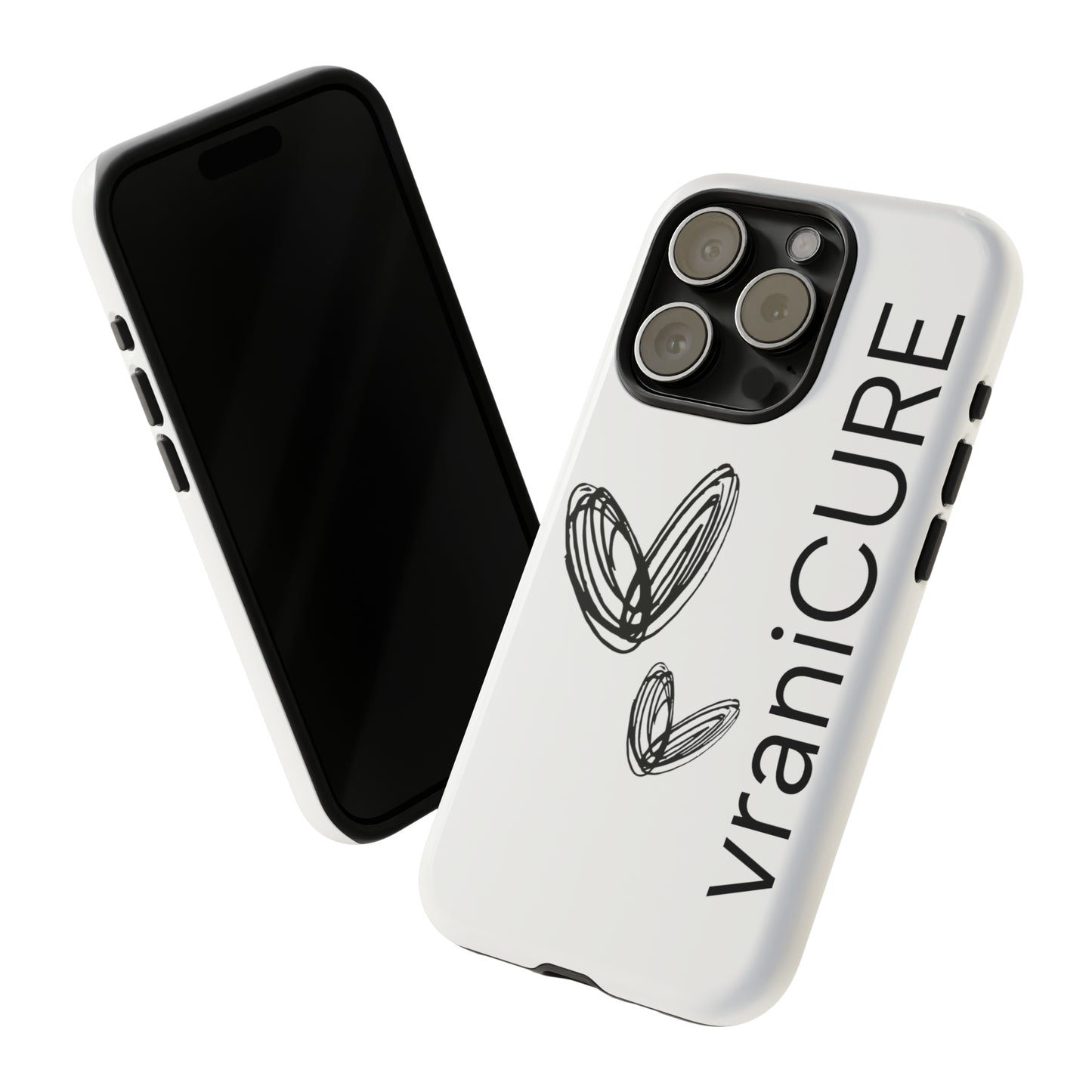 vraniCURE double heart iPhone 15 vraniCURE case