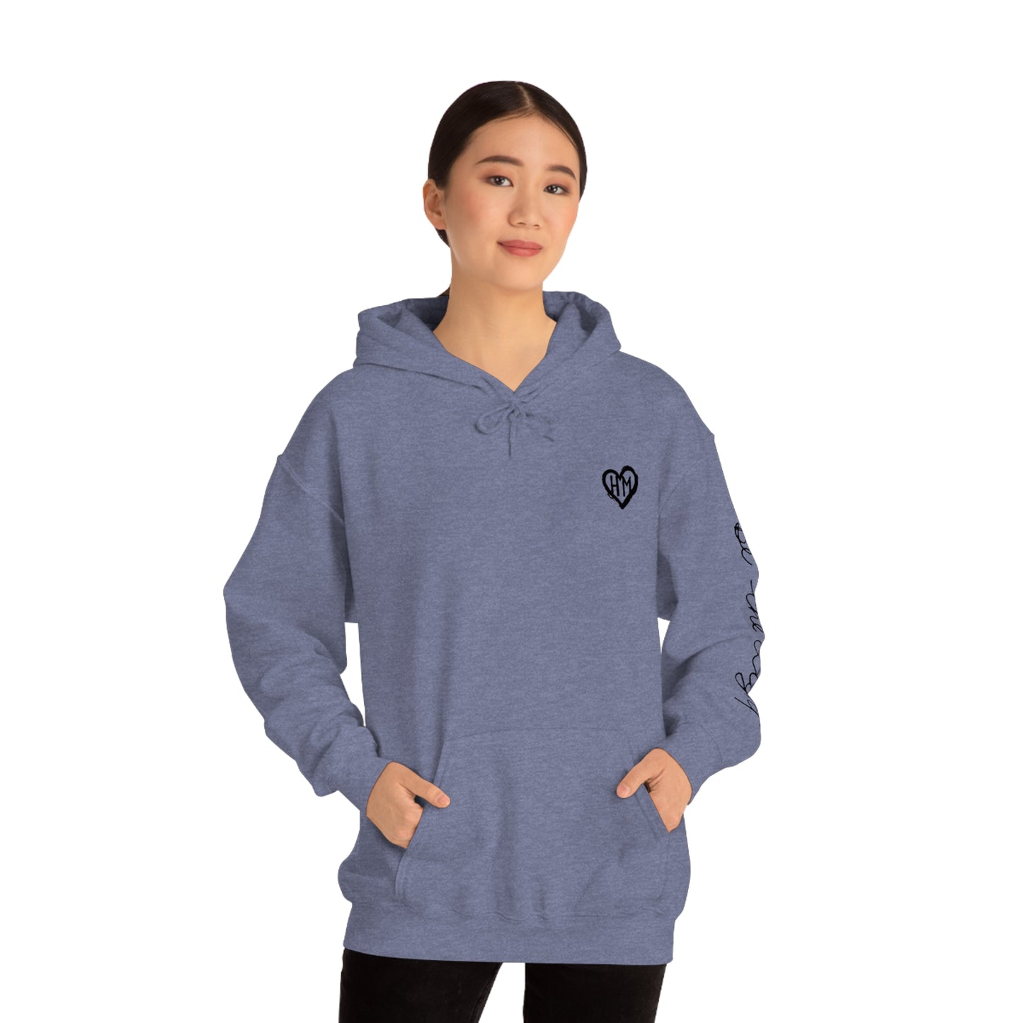 Rereleased: The Heather Collection: Be the Light Hooded Sweatshirt