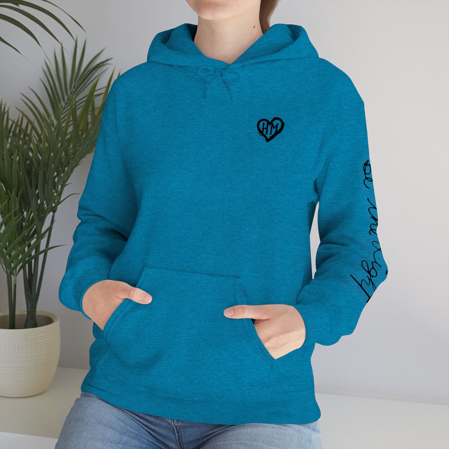 Rereleased: The Heather Collection: Be the Light Hooded Sweatshirt