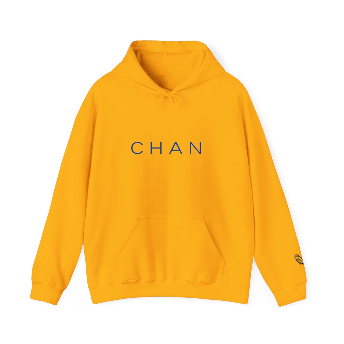 CHAN Unisex Heavy Blend Hooded Sweatshirt (Navy Letters)