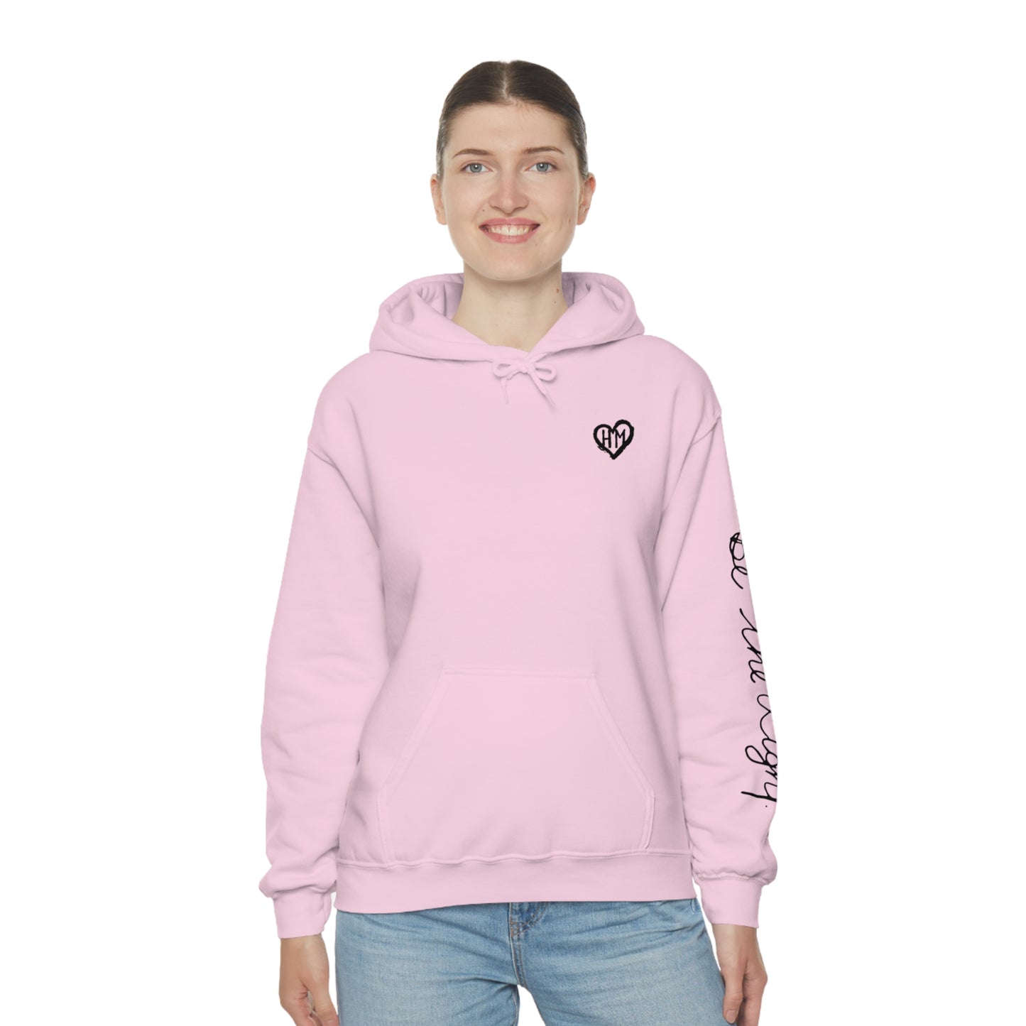 Rereleased: The Heather Collection: Be the Light Hooded Sweatshirt