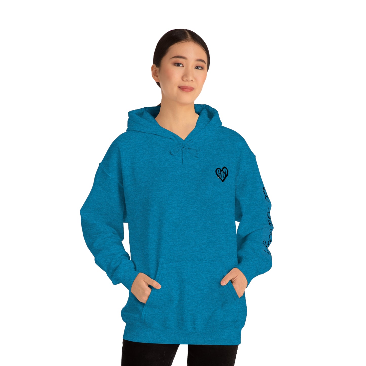 Rereleased: The Heather Collection: Be the Light Hooded Sweatshirt