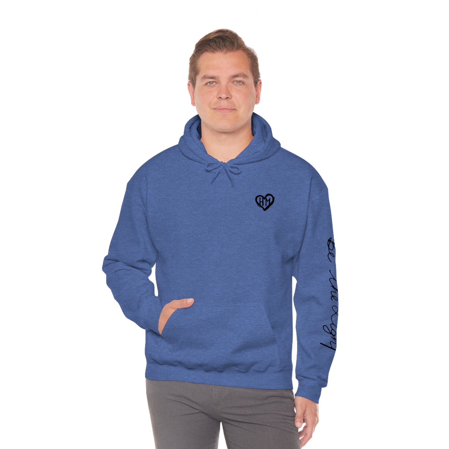 Rereleased: The Heather Collection: Be the Light Hooded Sweatshirt