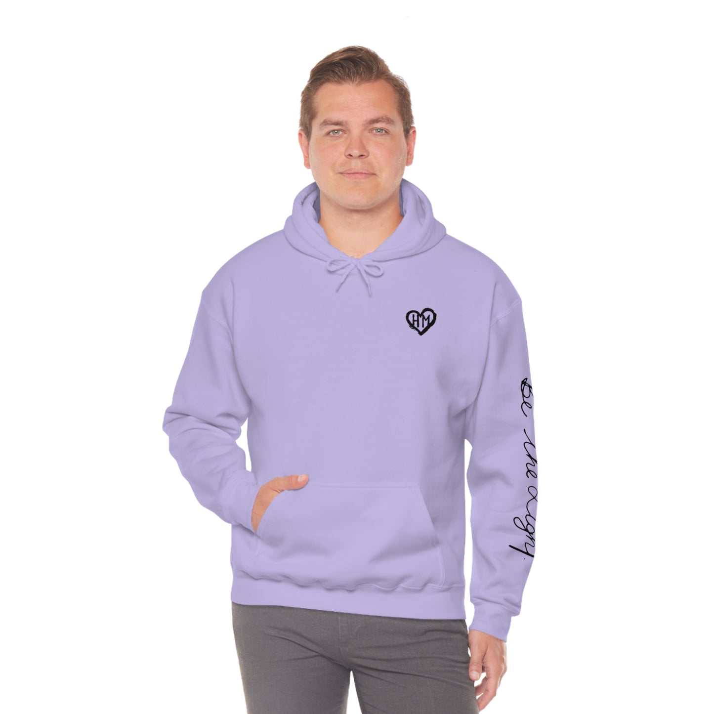 Rereleased: The Heather Collection: Be the Light Hooded Sweatshirt