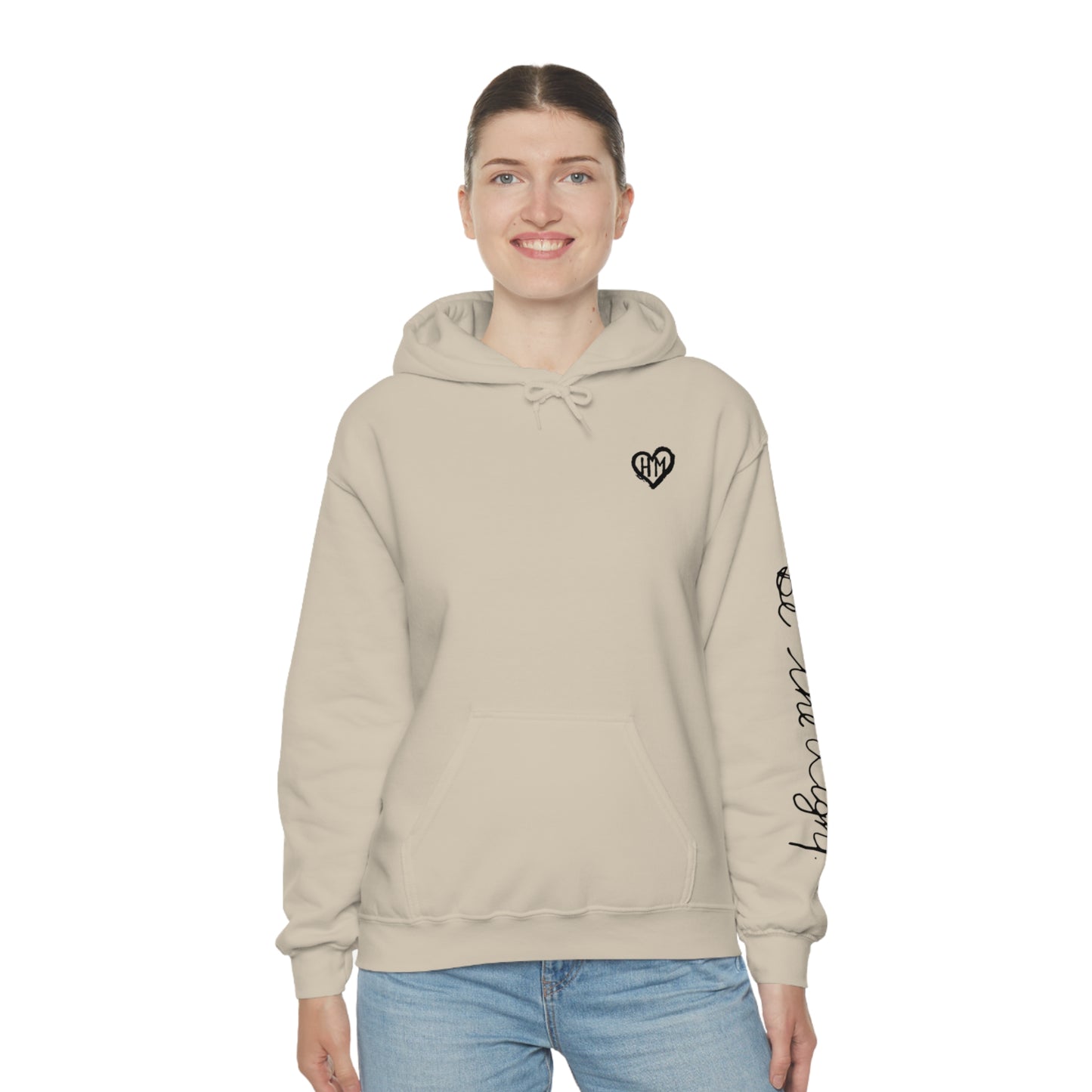 Rereleased: The Heather Collection: Be the Light Hooded Sweatshirt