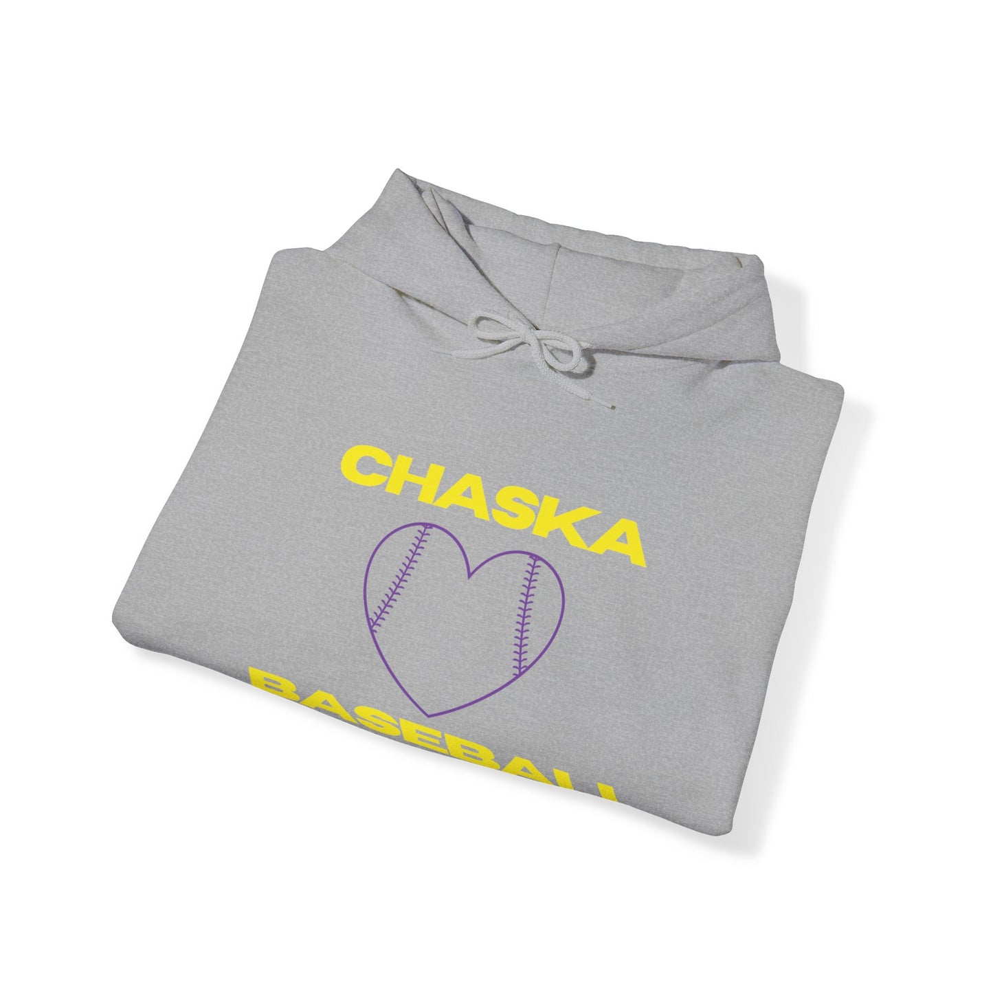 Chaska baseball heart Unisex Heavy Blend™ Hooded Sweatshirt