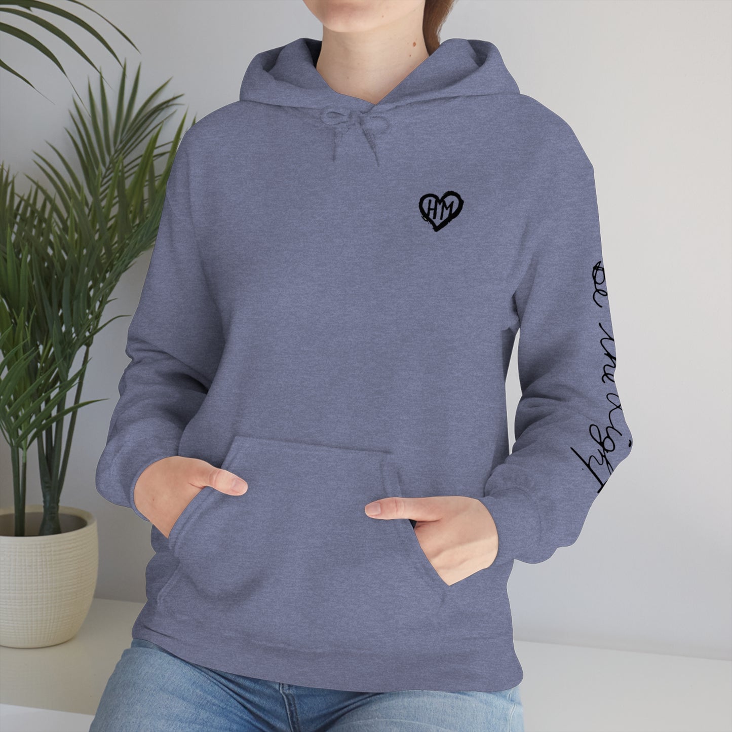 Rereleased: The Heather Collection: Be the Light Hooded Sweatshirt