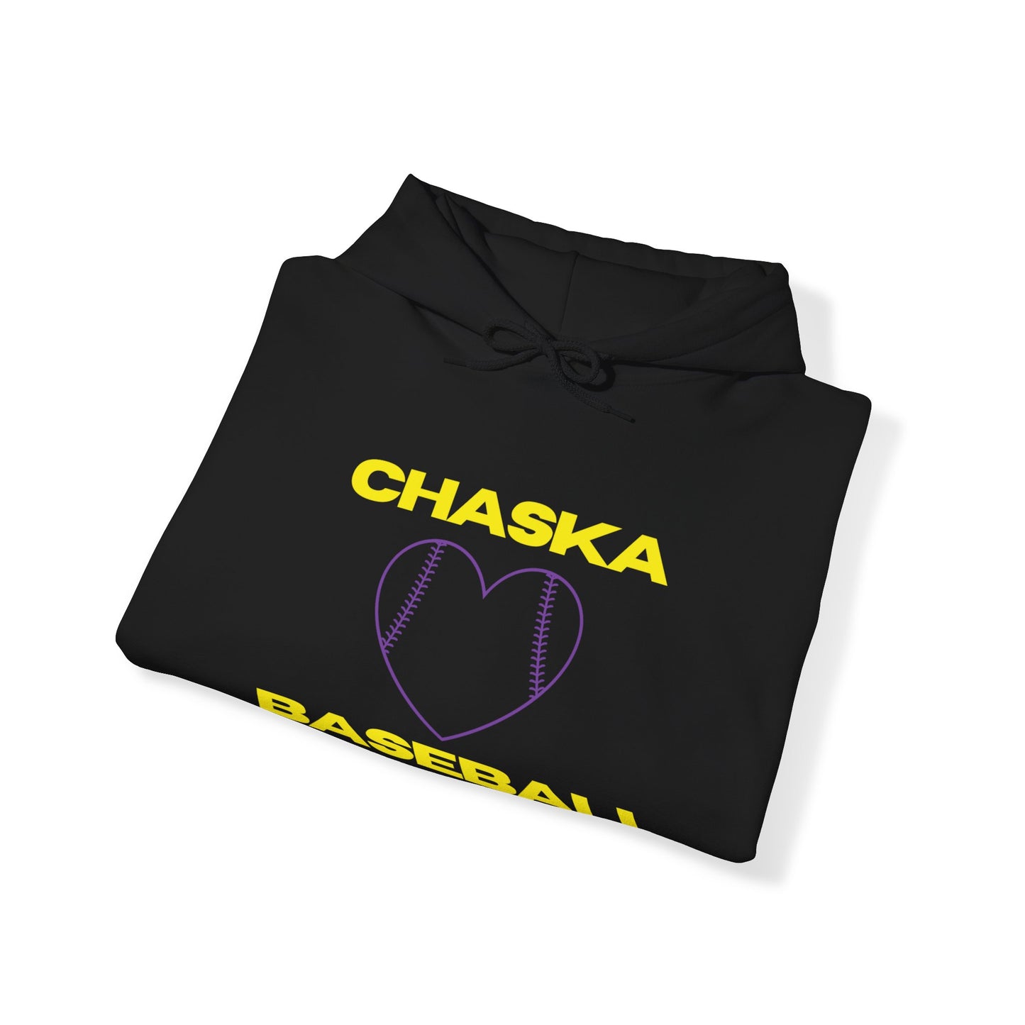 Chaska baseball heart Unisex Heavy Blend™ Hooded Sweatshirt