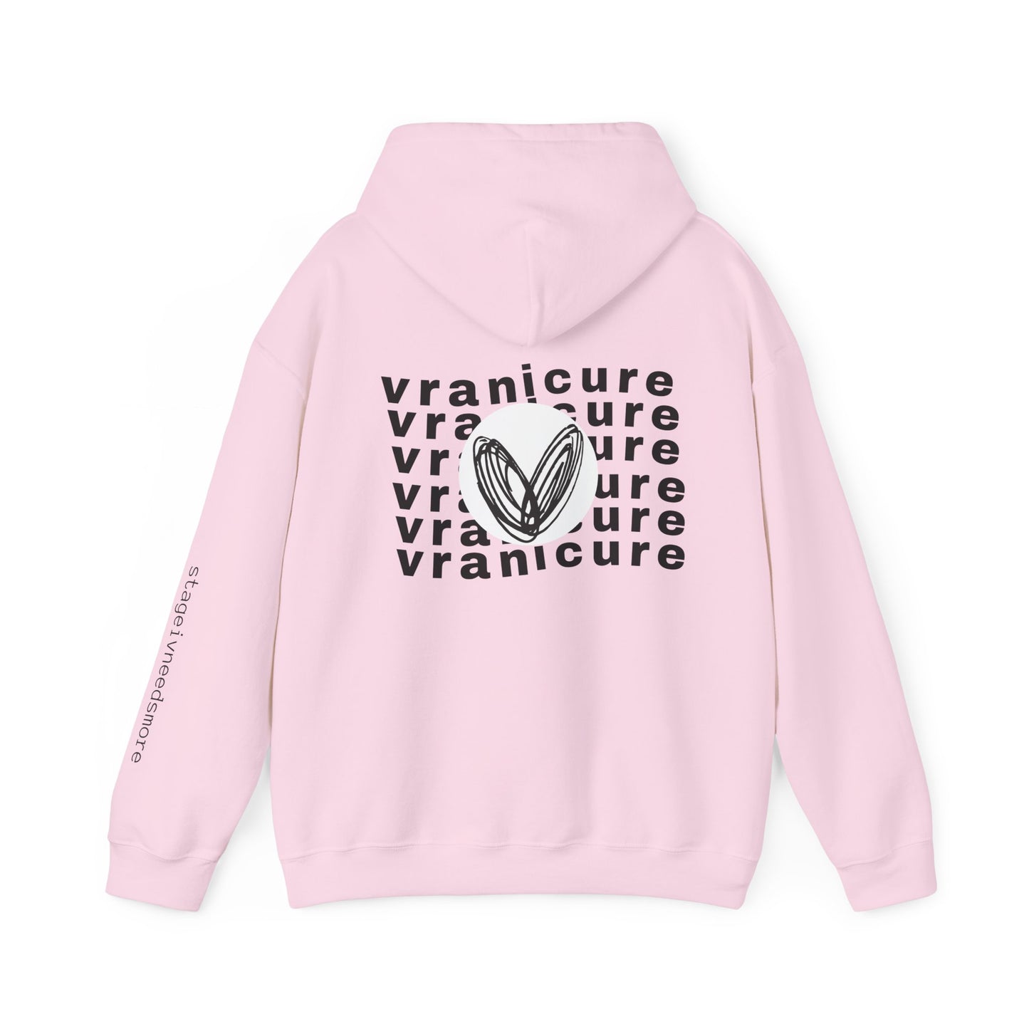 vraniCURE wavey back Unisex Heavy Blend™ Hooded Sweatshirt