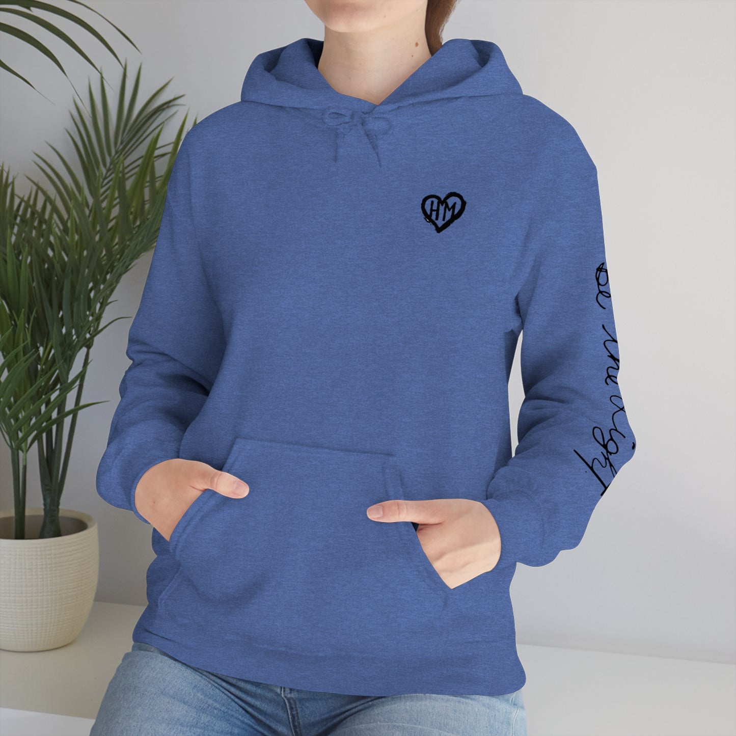 Rereleased: The Heather Collection: Be the Light Hooded Sweatshirt