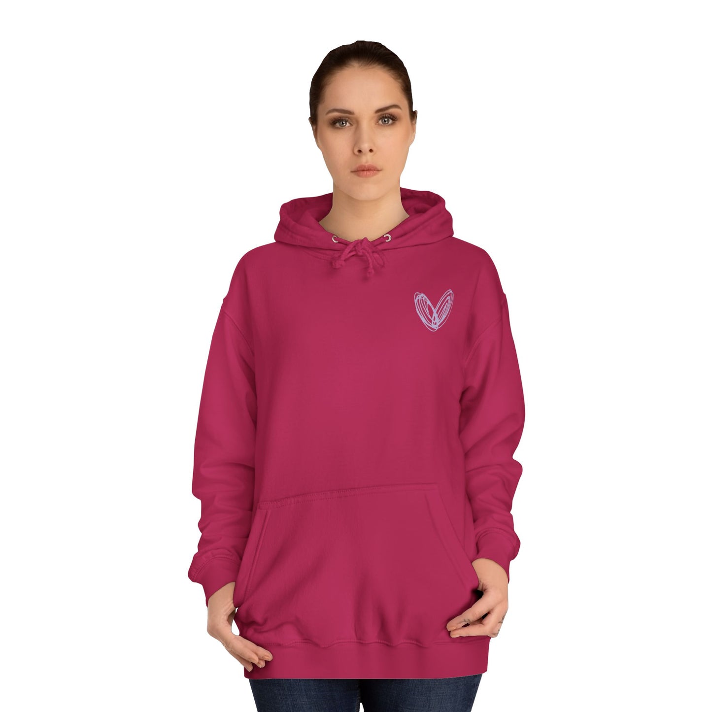 VRANICURE wavey back Unisex College Hoodie