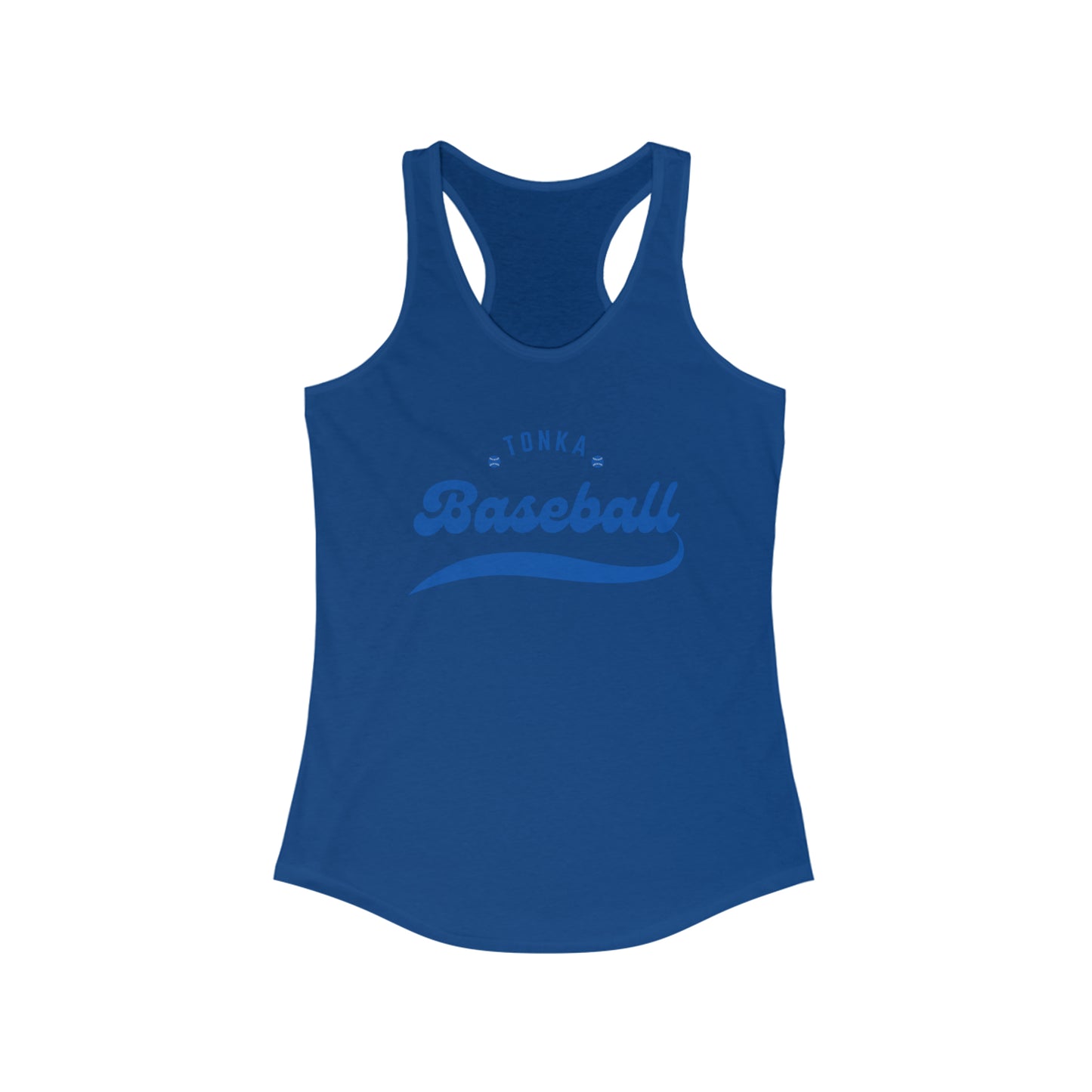 TONKA baseball Women's Ideal Racerback Tank