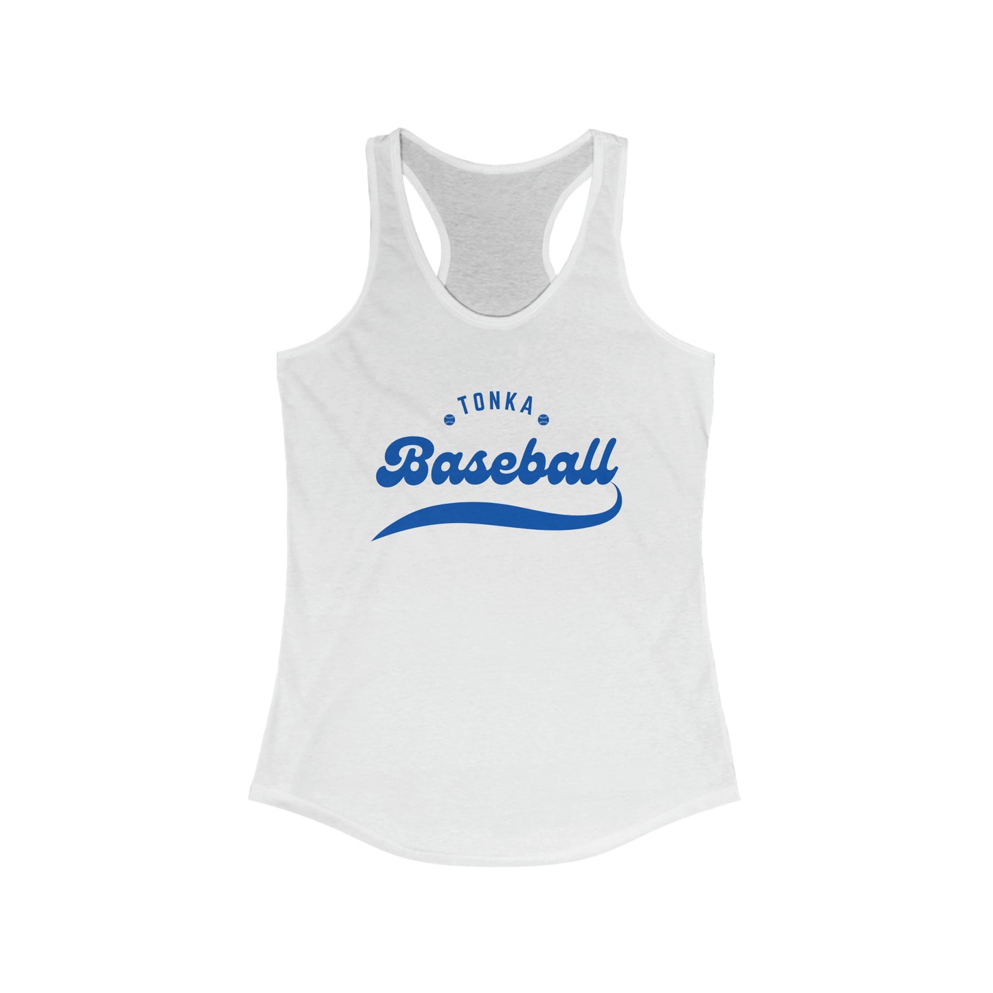 TONKA baseball Women's Ideal Racerback Tank