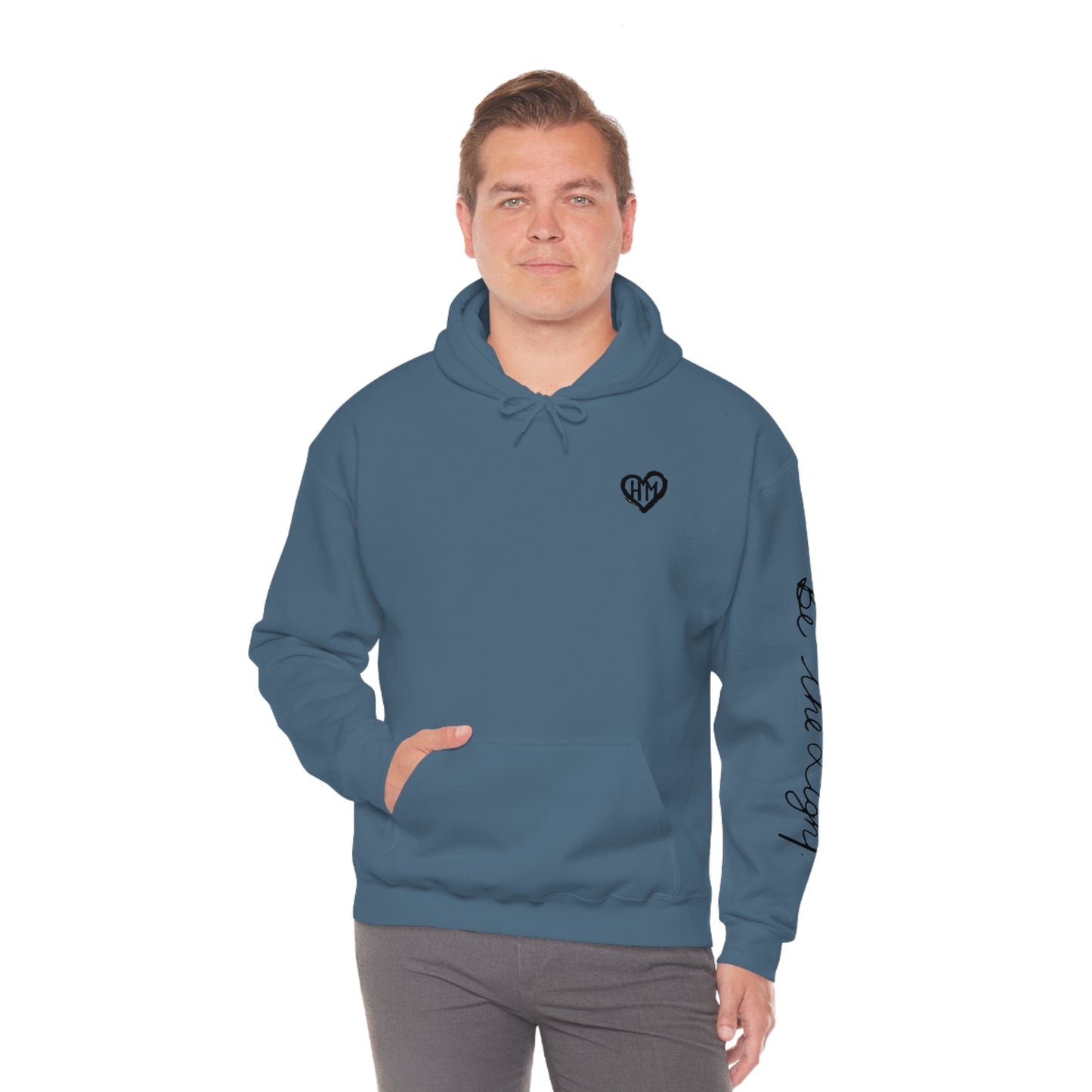 Rereleased: The Heather Collection: Be the Light Hooded Sweatshirt