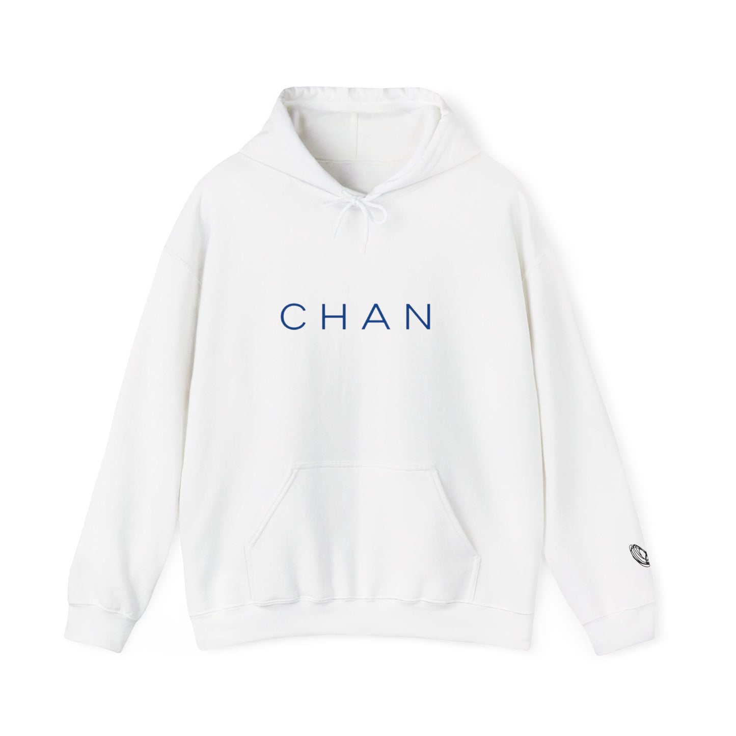 CHAN Unisex Heavy Blend Hooded Sweatshirt (Navy Letters)