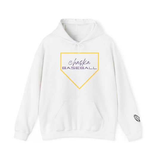 Chaska baseball home plate Unisex Heavy Blend™ Hooded Sweatshirt