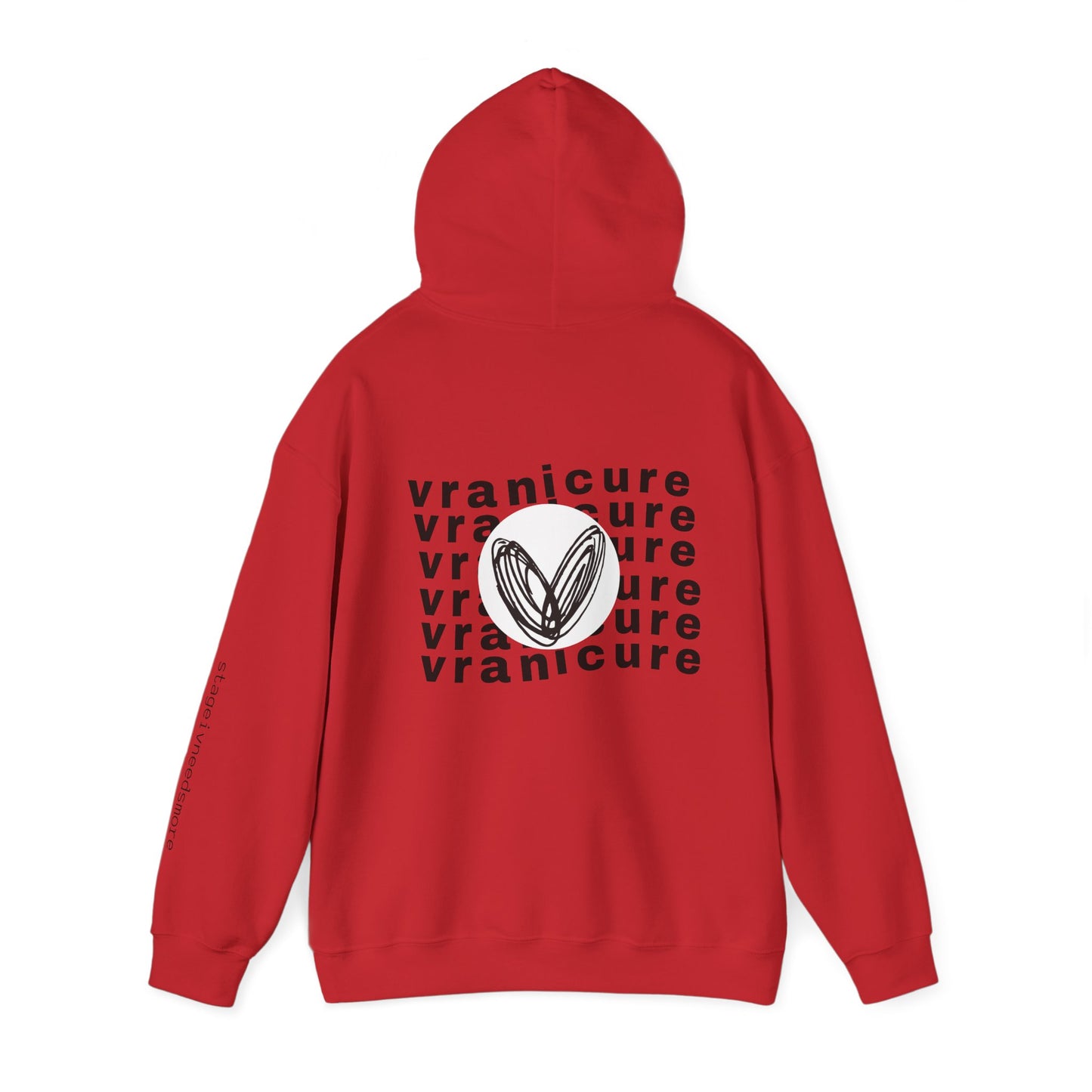 vraniCURE wavey back Unisex Heavy Blend™ Hooded Sweatshirt