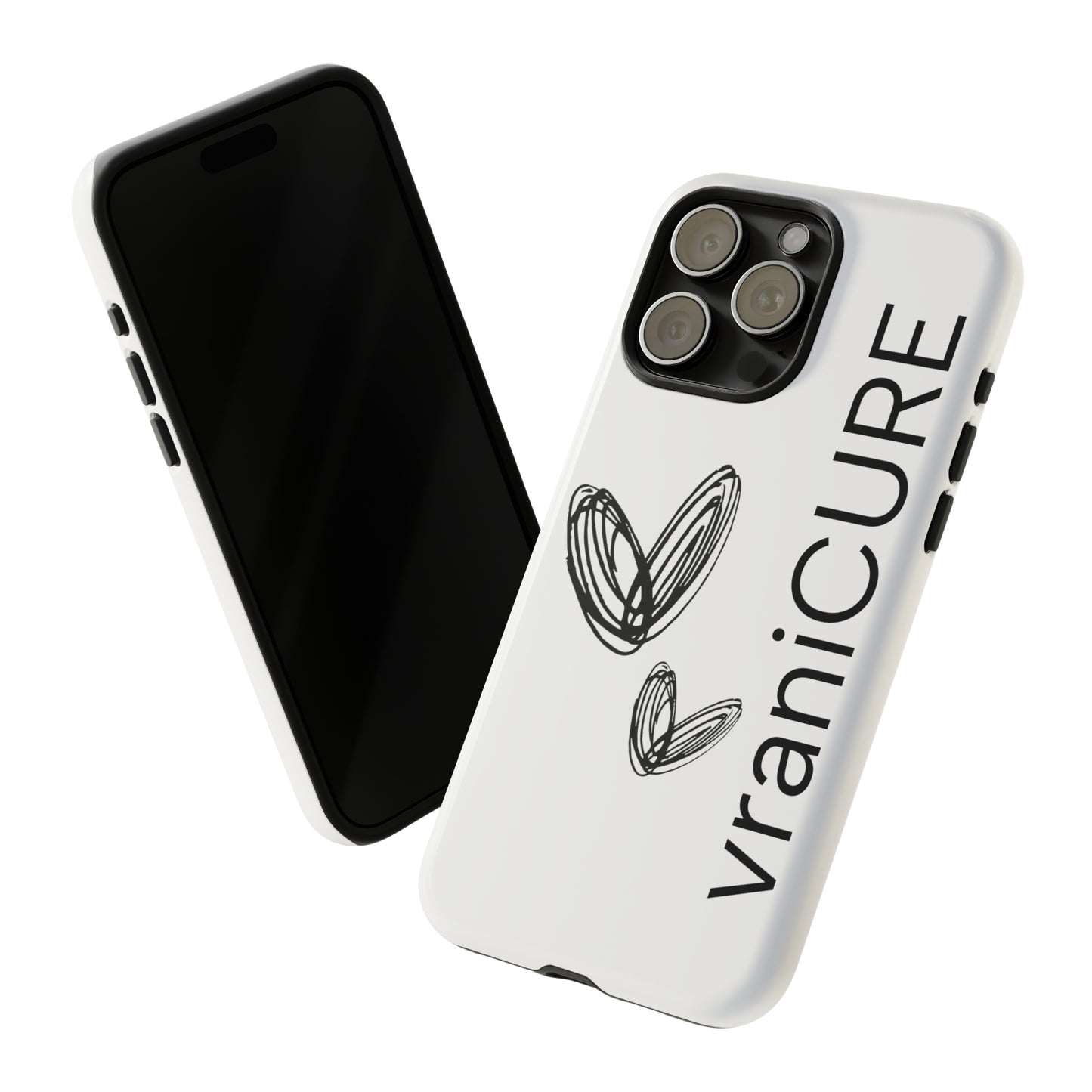 vraniCURE double heart iPhone 15 vraniCURE case