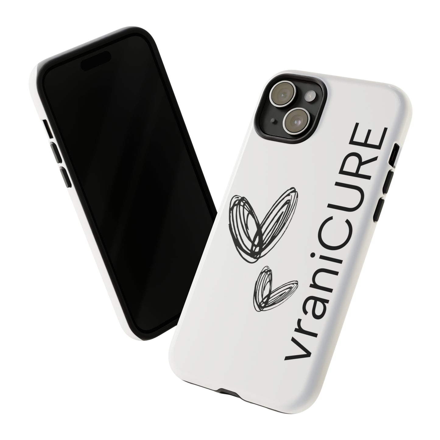 vraniCURE double heart iPhone 15 vraniCURE case