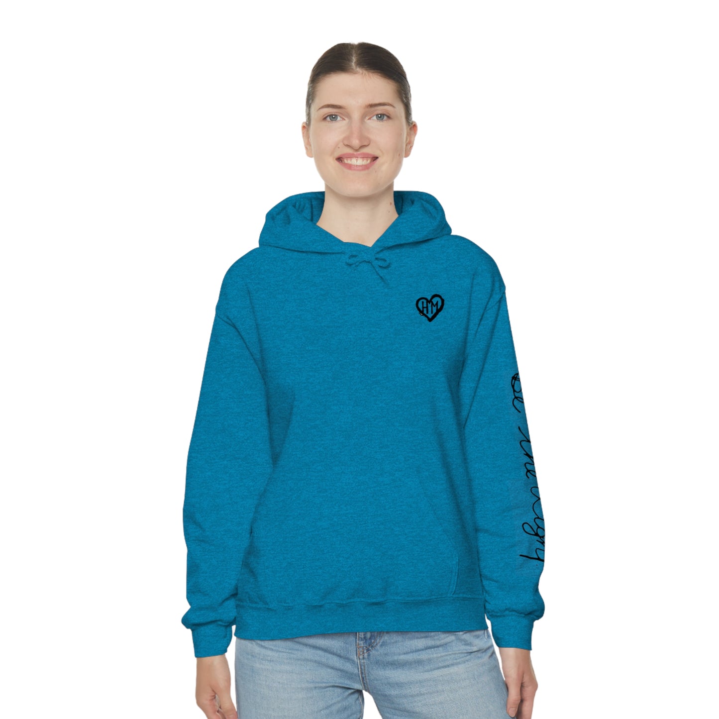 Rereleased: The Heather Collection: Be the Light Hooded Sweatshirt