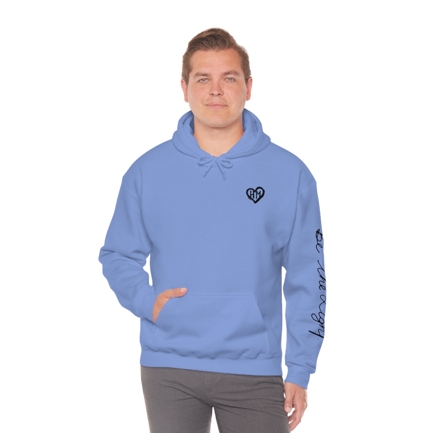 Rereleased: The Heather Collection: Be the Light Hooded Sweatshirt