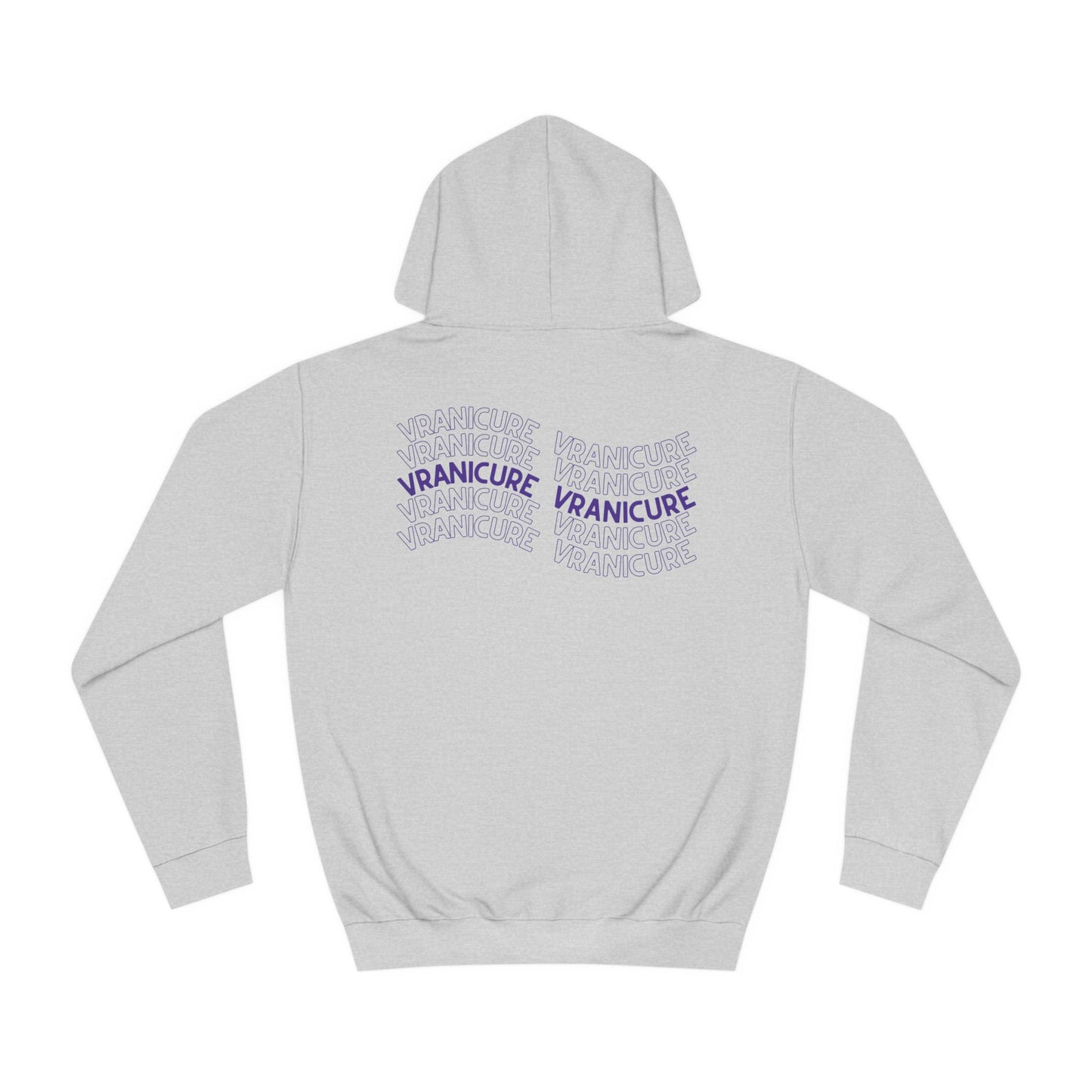 VRANICURE wavey back Unisex College Hoodie