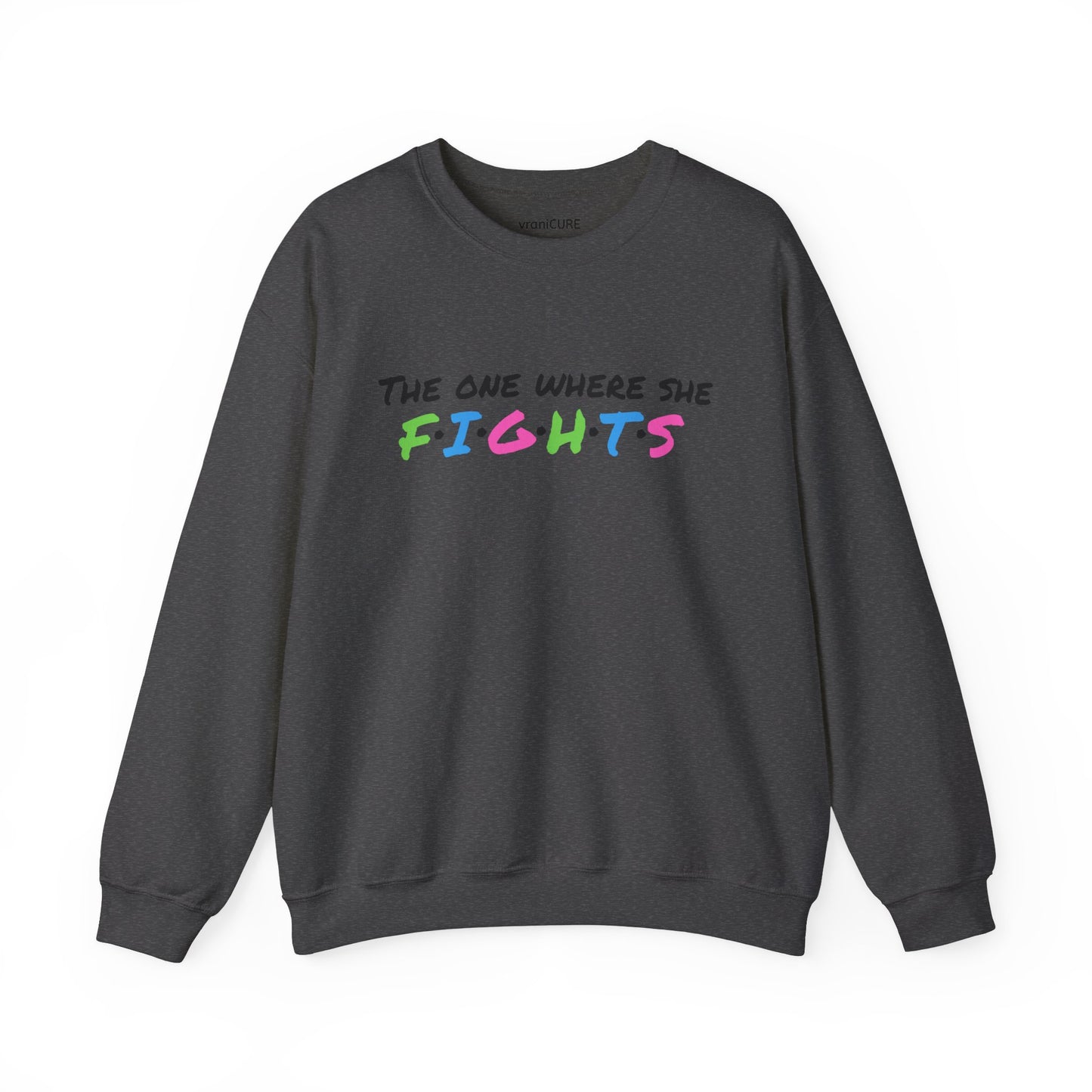 Amy Porter line- The One Where She Fights Unisex Heavy Blend™ Crewneck Sweatshirt