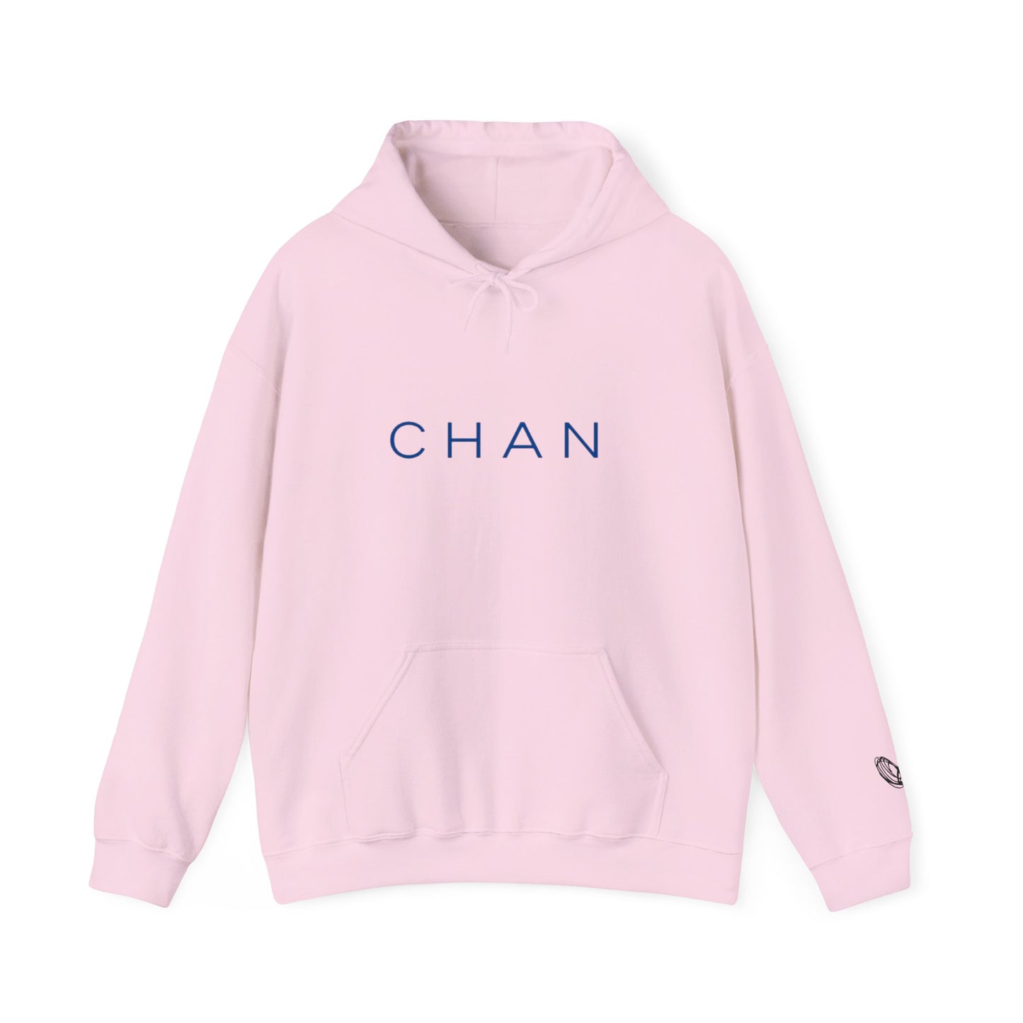 CHAN Unisex Heavy Blend Hooded Sweatshirt (Navy Letters)