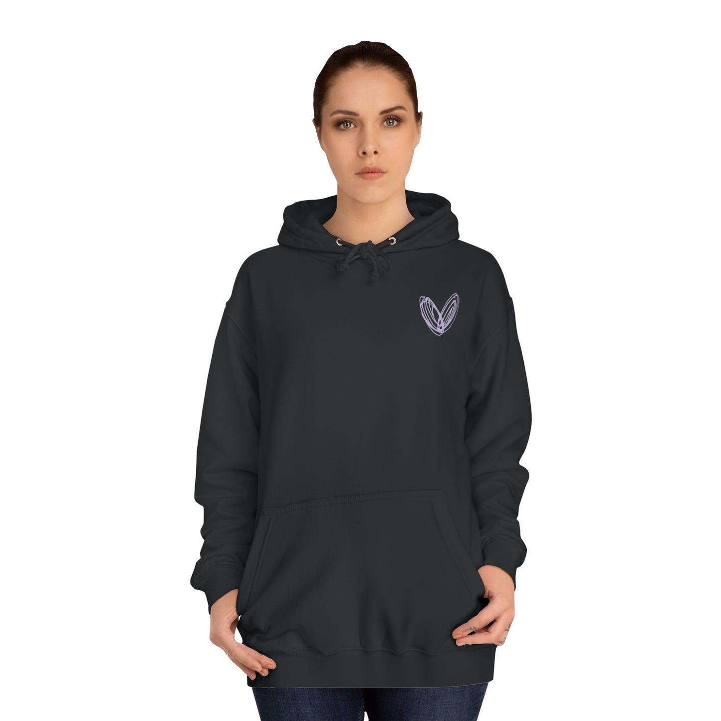 VRANICURE wavey back Unisex College Hoodie