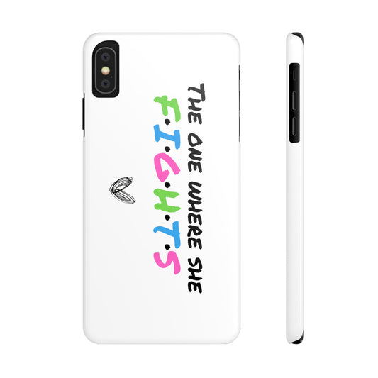 Amy Porter Line - The One Where She Fights Slim Phone Cases