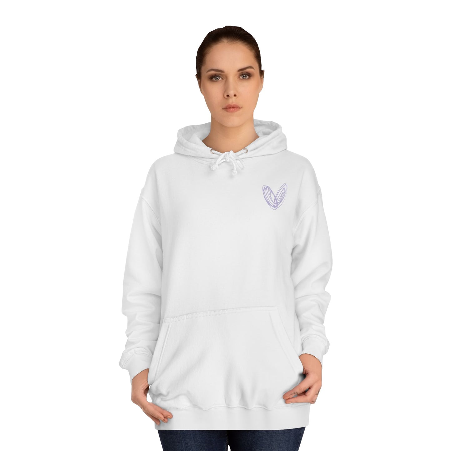 VRANICURE wavey back Unisex College Hoodie