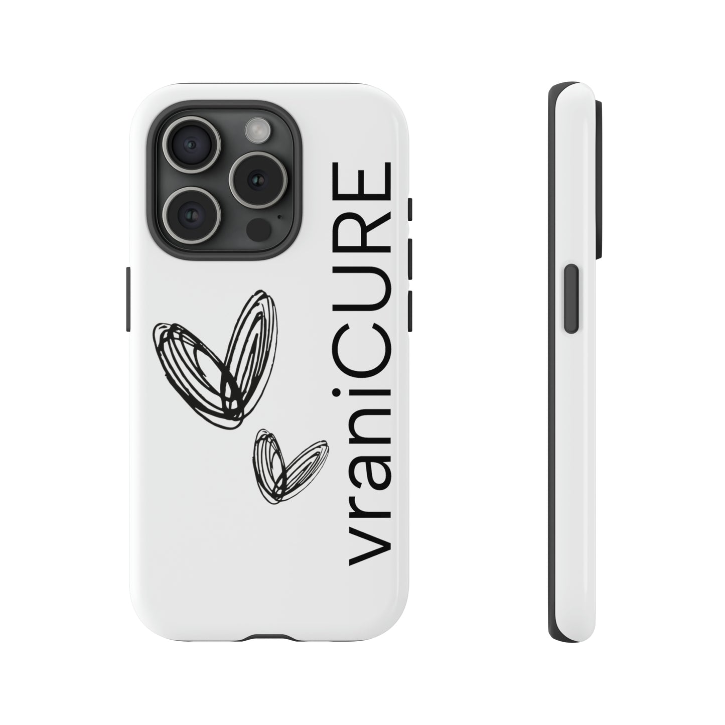 vraniCURE double heart iPhone 15 vraniCURE case