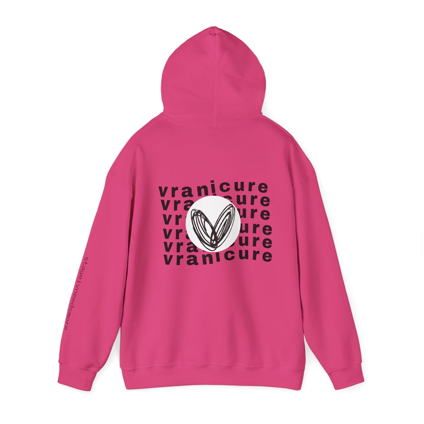 vraniCURE wavey back Unisex Heavy Blend™ Hooded Sweatshirt