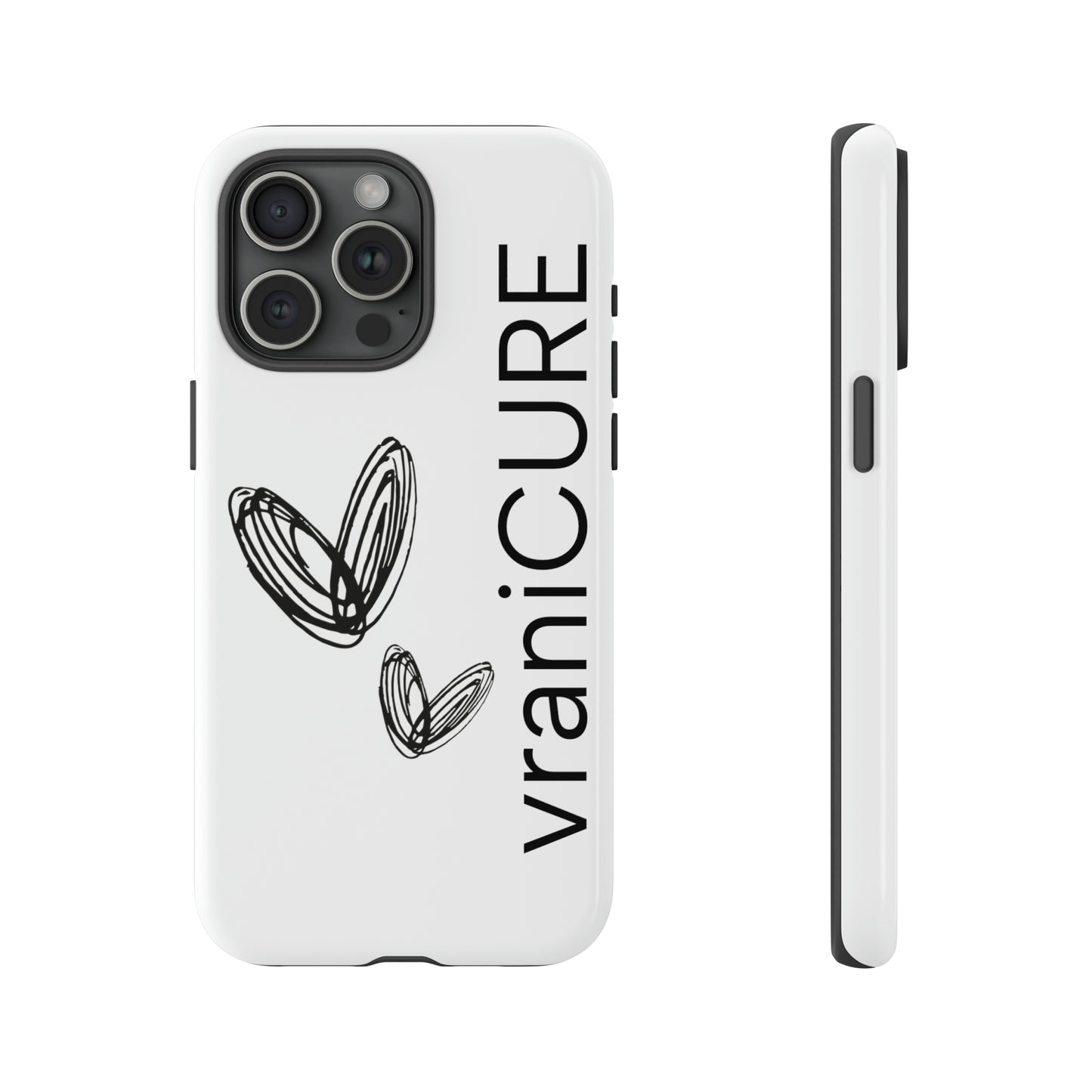 vraniCURE double heart iPhone 15 vraniCURE case